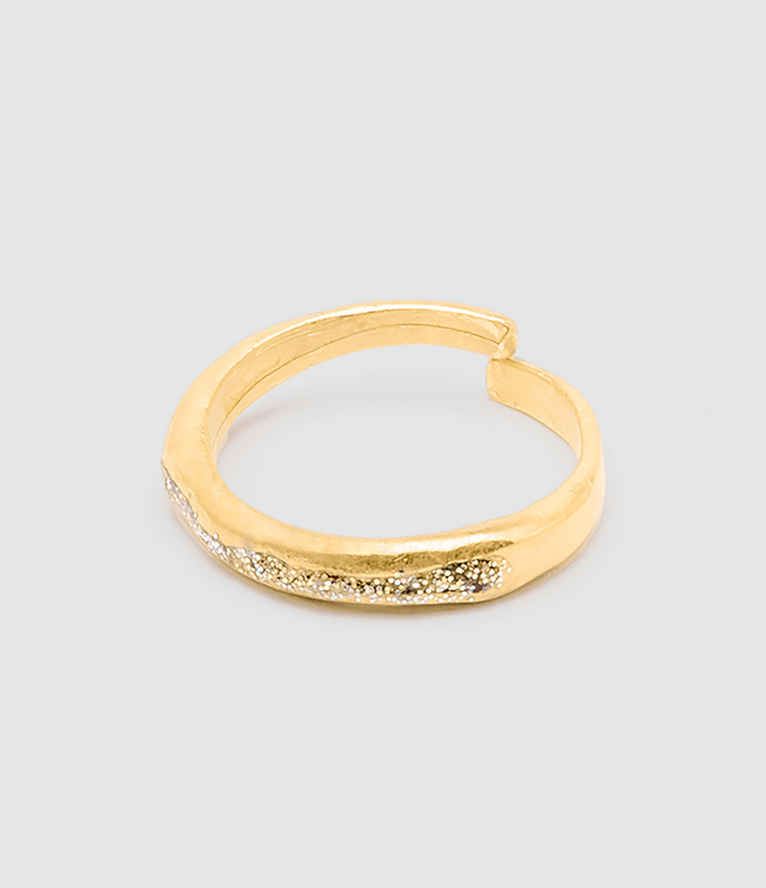 Bague Éclat Argent Doré Émail