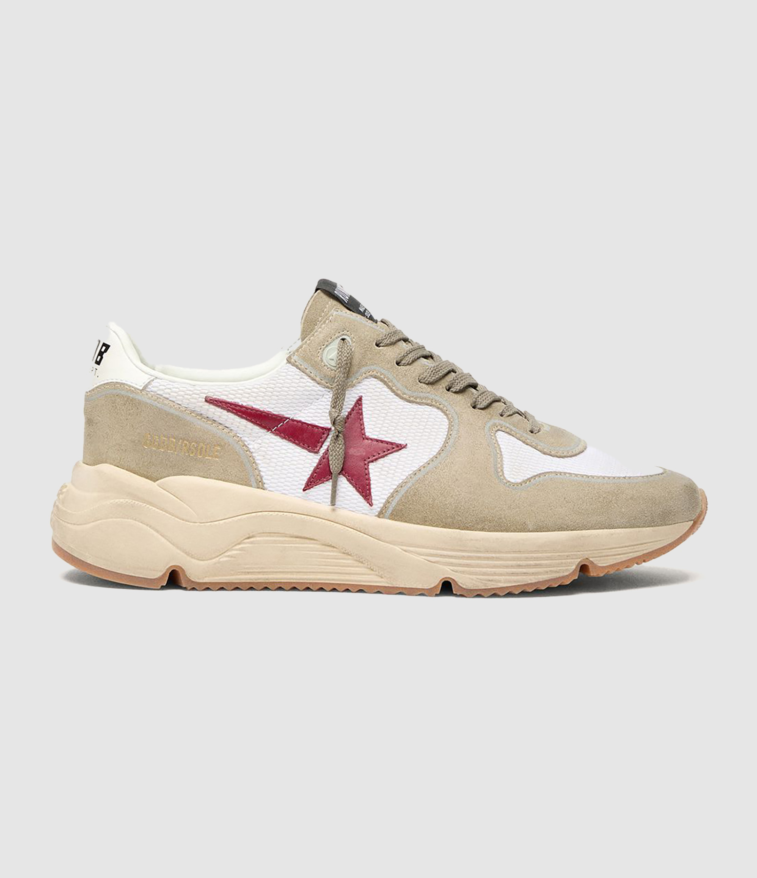 Baskets Running Sole Optic White/Grey/Red