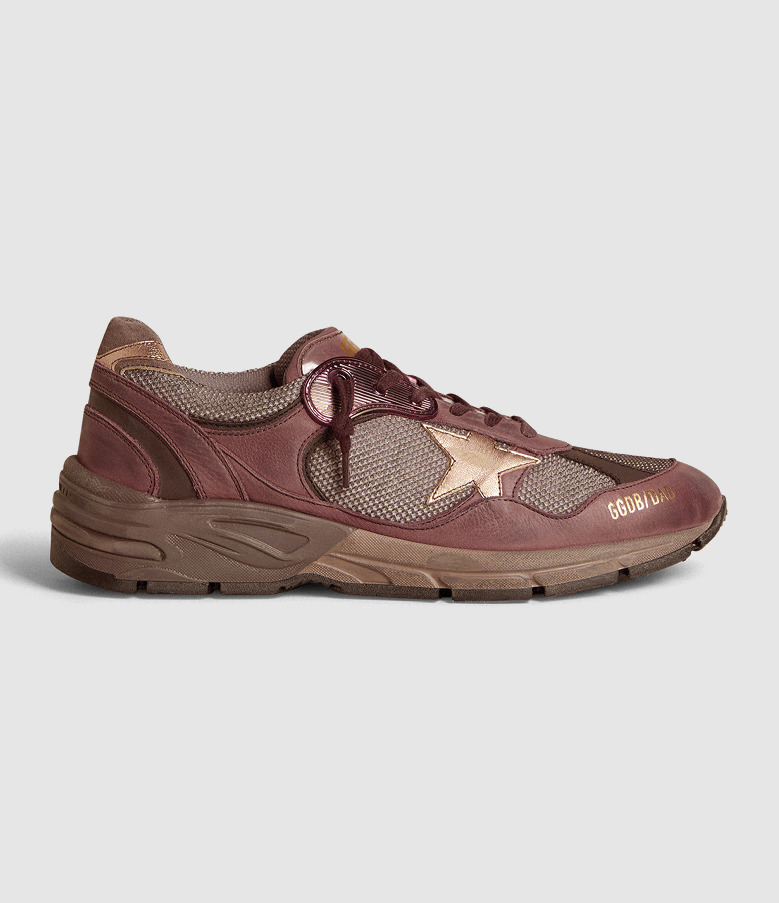 Baskets Homme Running Dad Bordeaux Gris