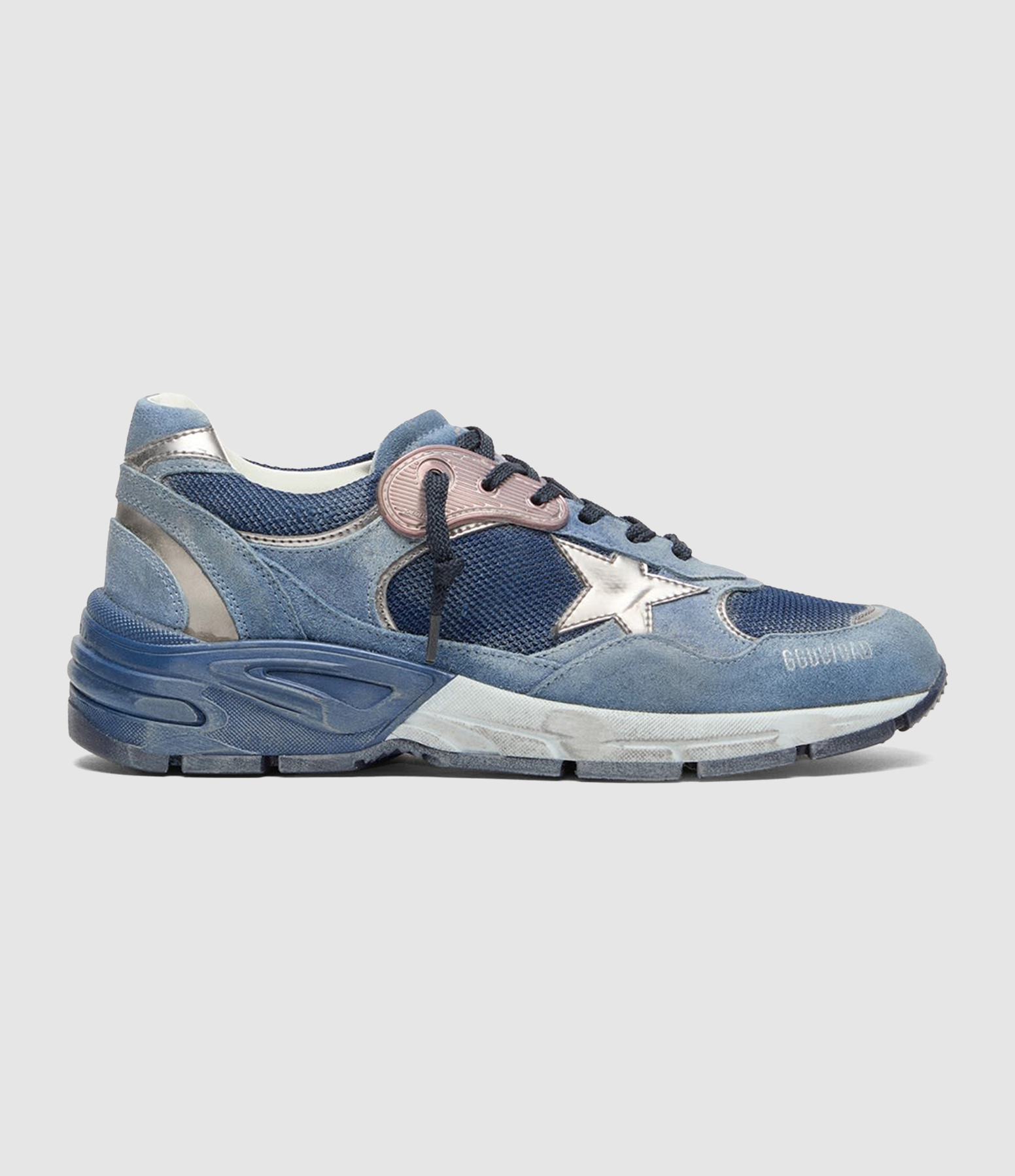 Baskets Running Dad Blue Denim Grey