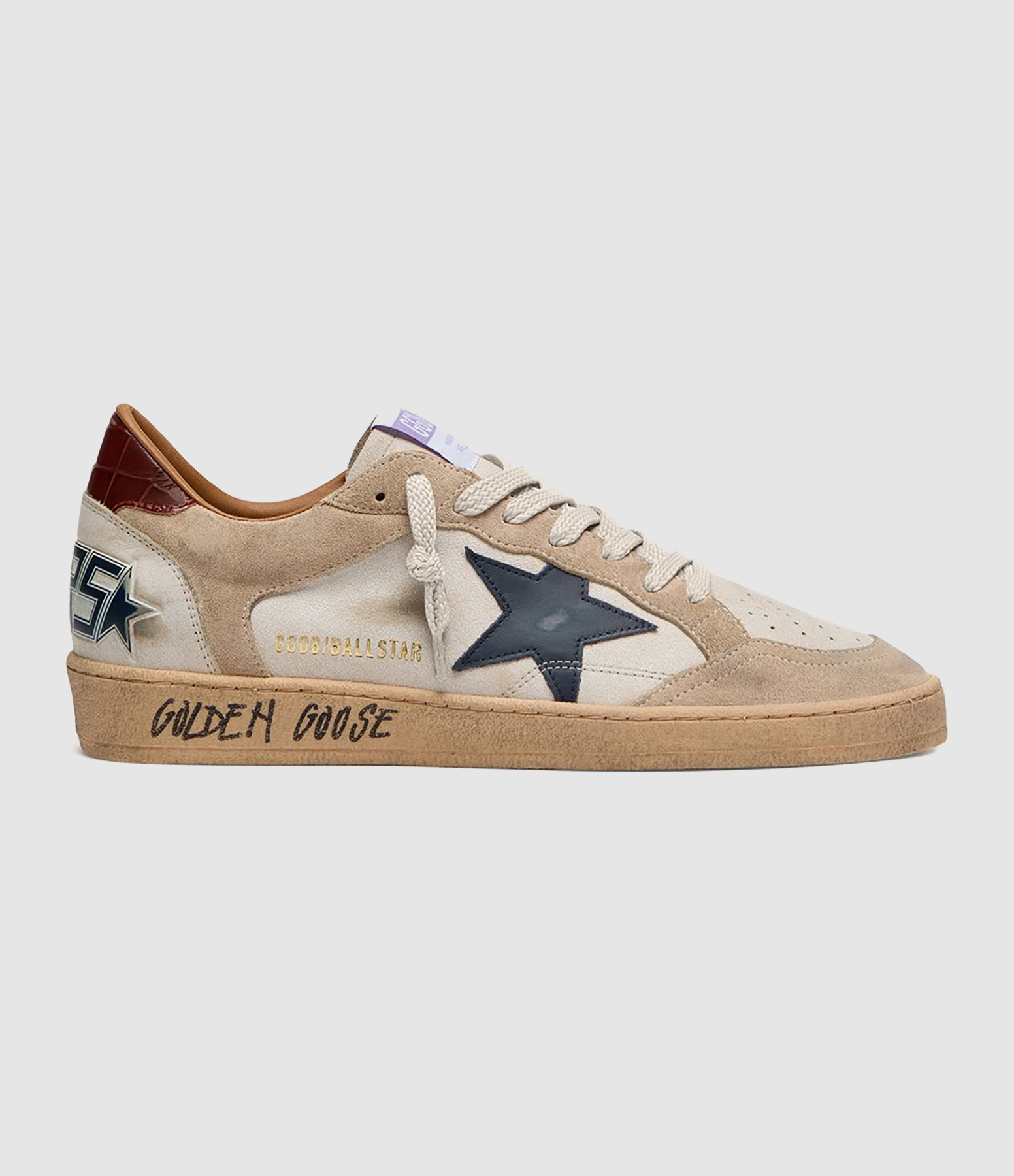 Baskets Ball Star White/Beige/Ink Blue/Brown