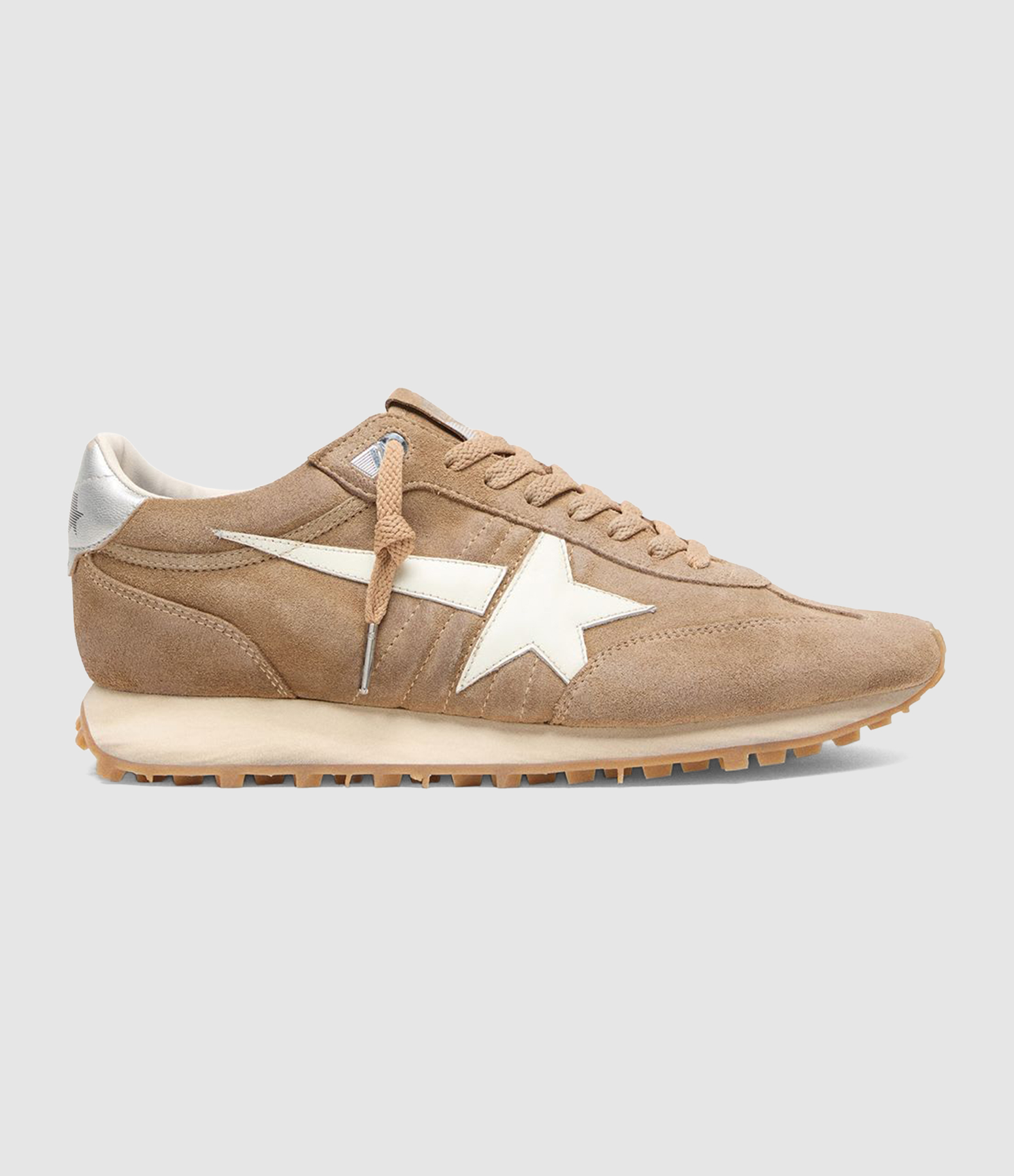 Baskets Running Marathon Tobacco Milk Silver