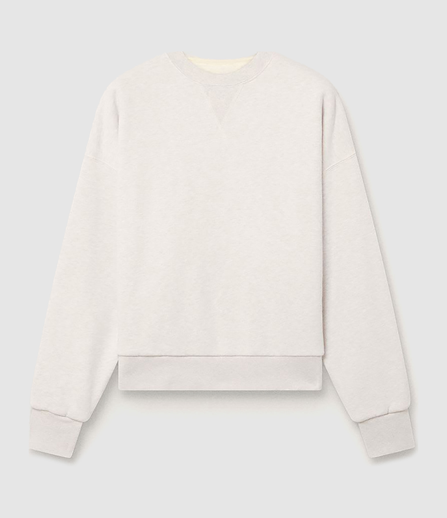 Sweatshirt Star Oversize Vintage Gray Melange