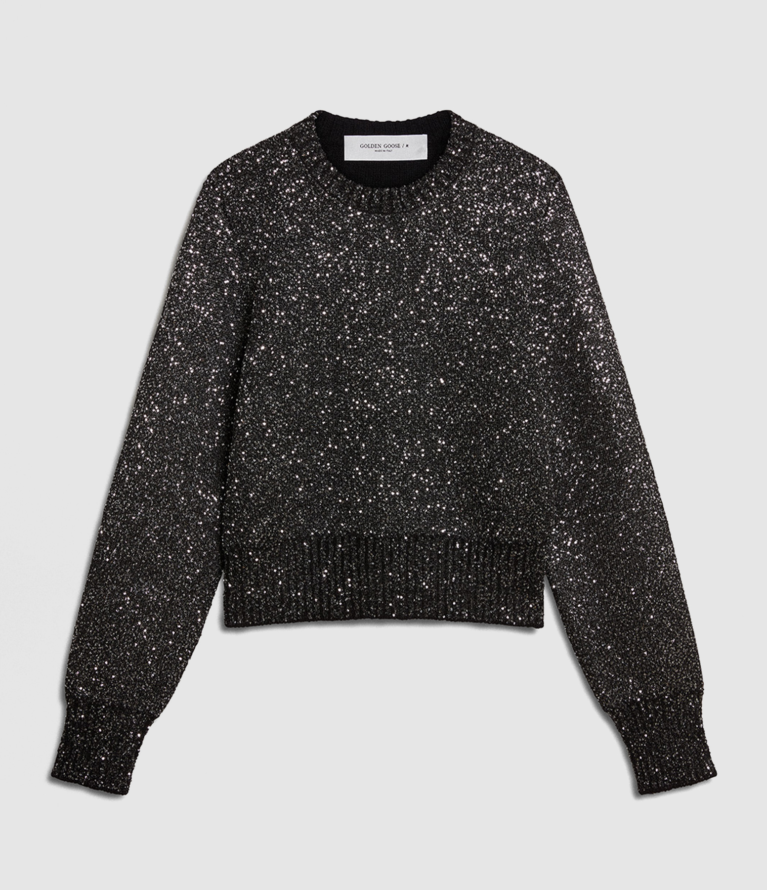 Pull Woman Journey Sequins Black