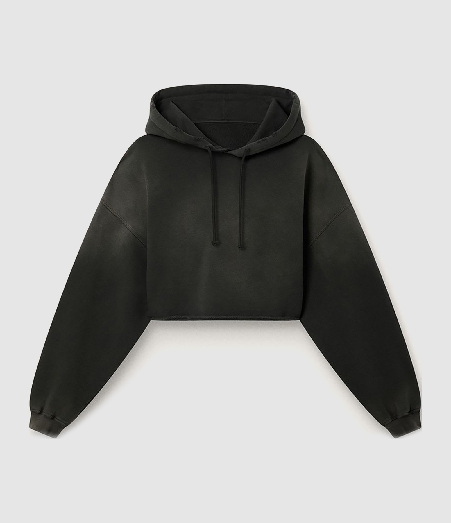 Sweatshirt Oversize Crop Charcoal