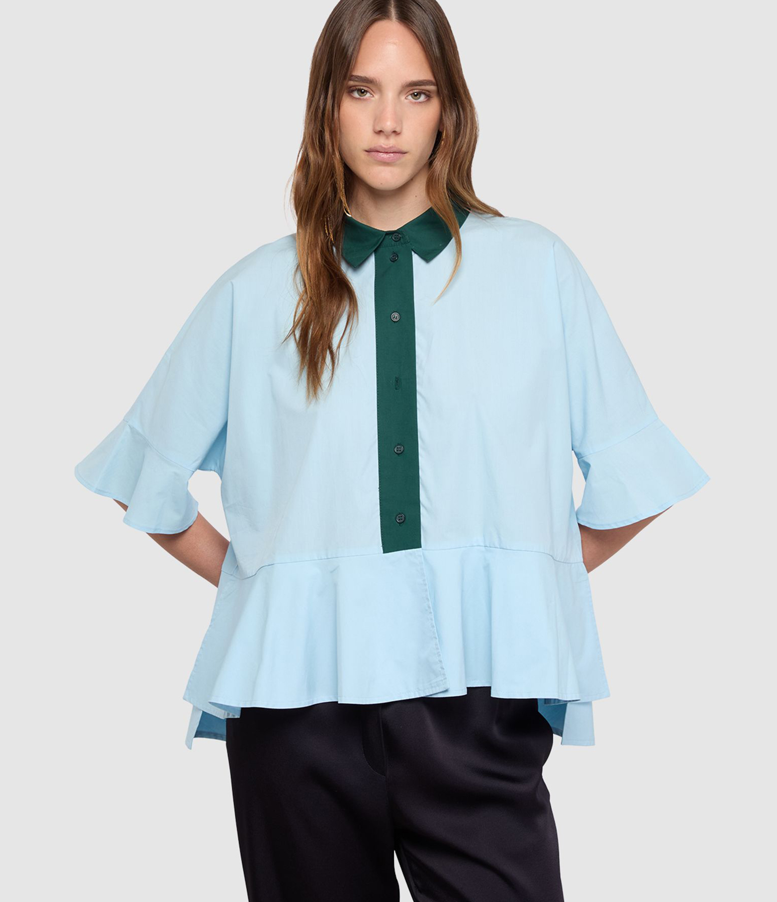 Chemise Kaylee Vert Bleu