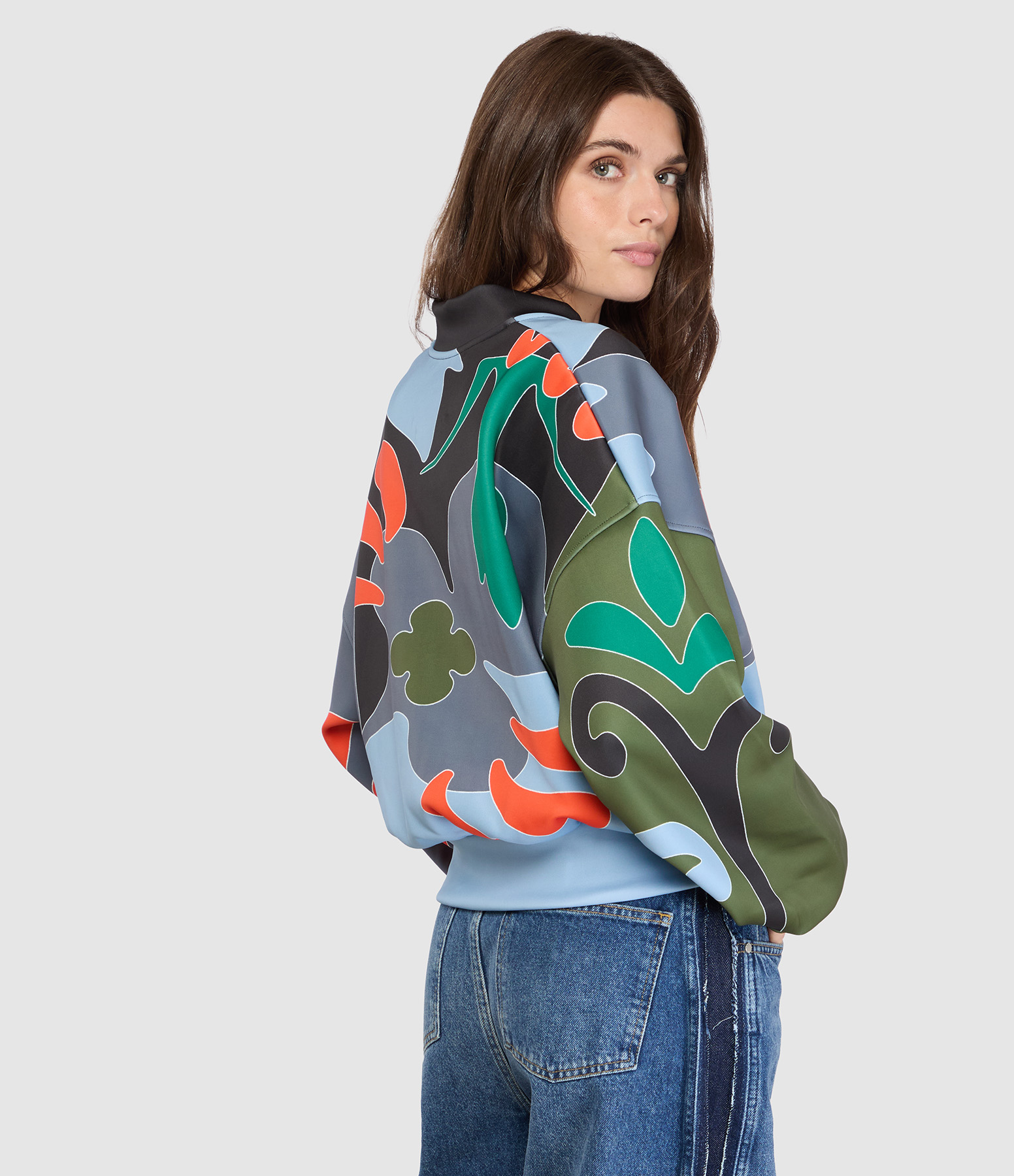 Blouson Kiva Bleu Kaki