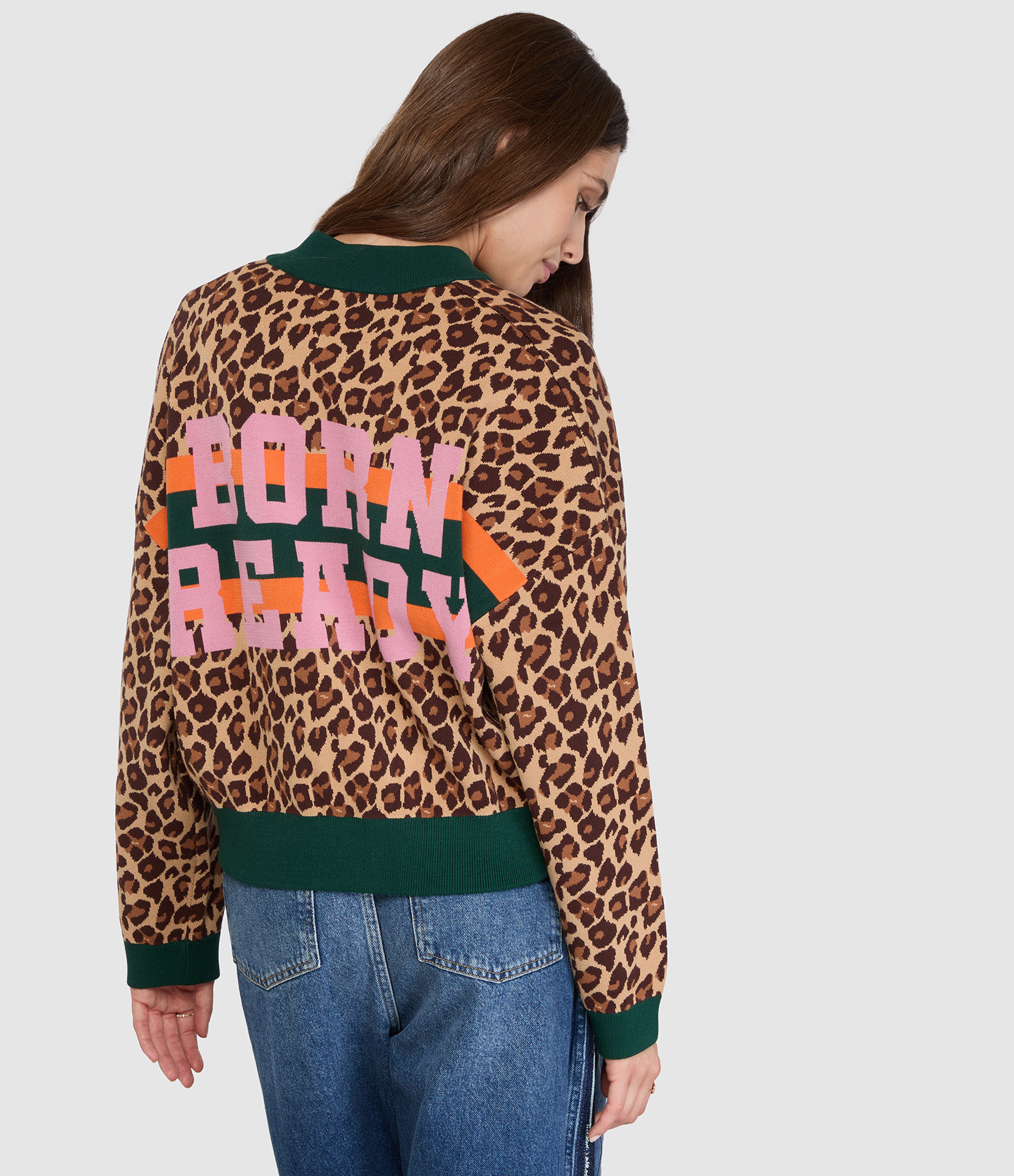 Cardigan Kutie Brun Multicolore