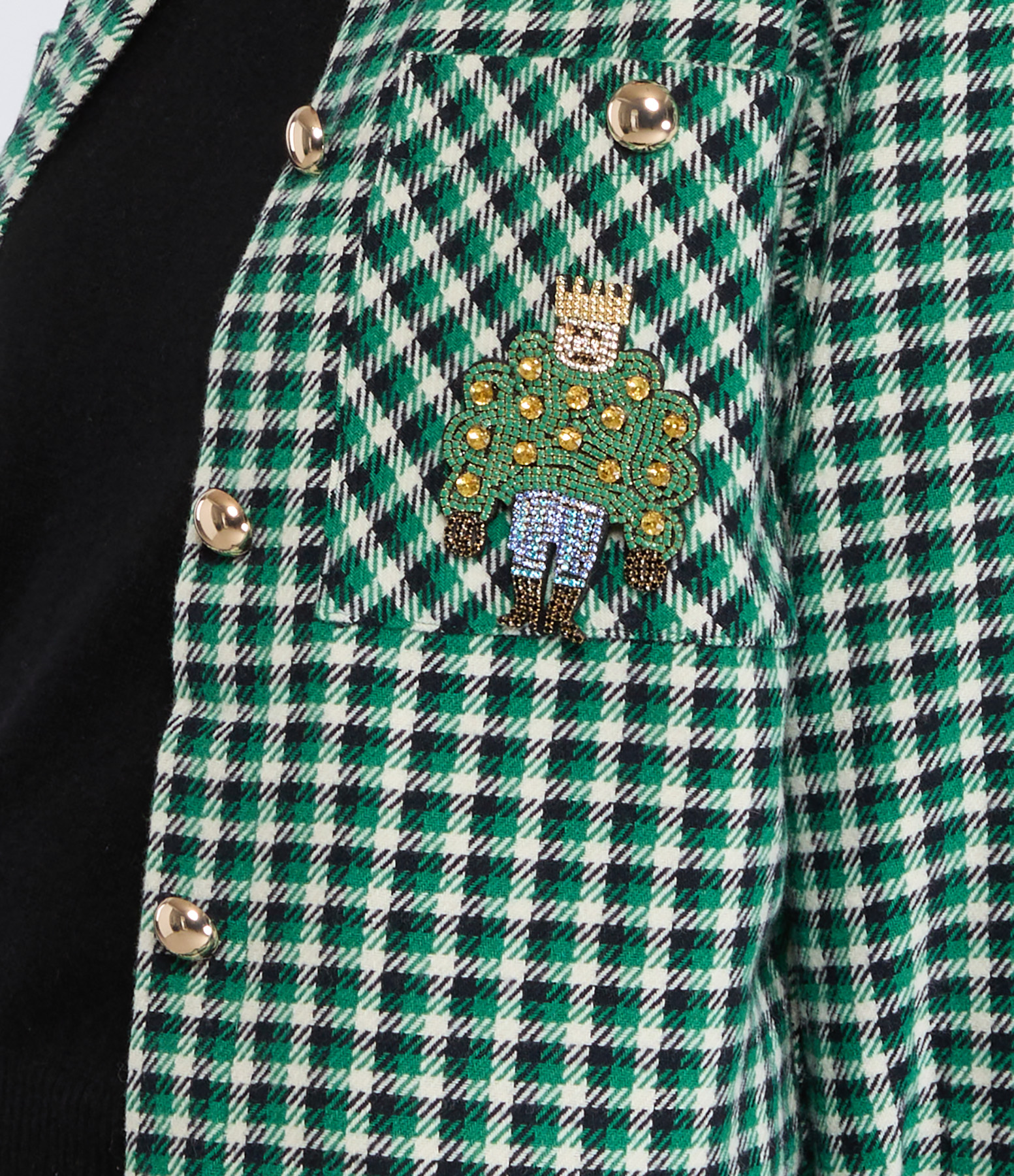 Broche Kaylor Jaune Vert