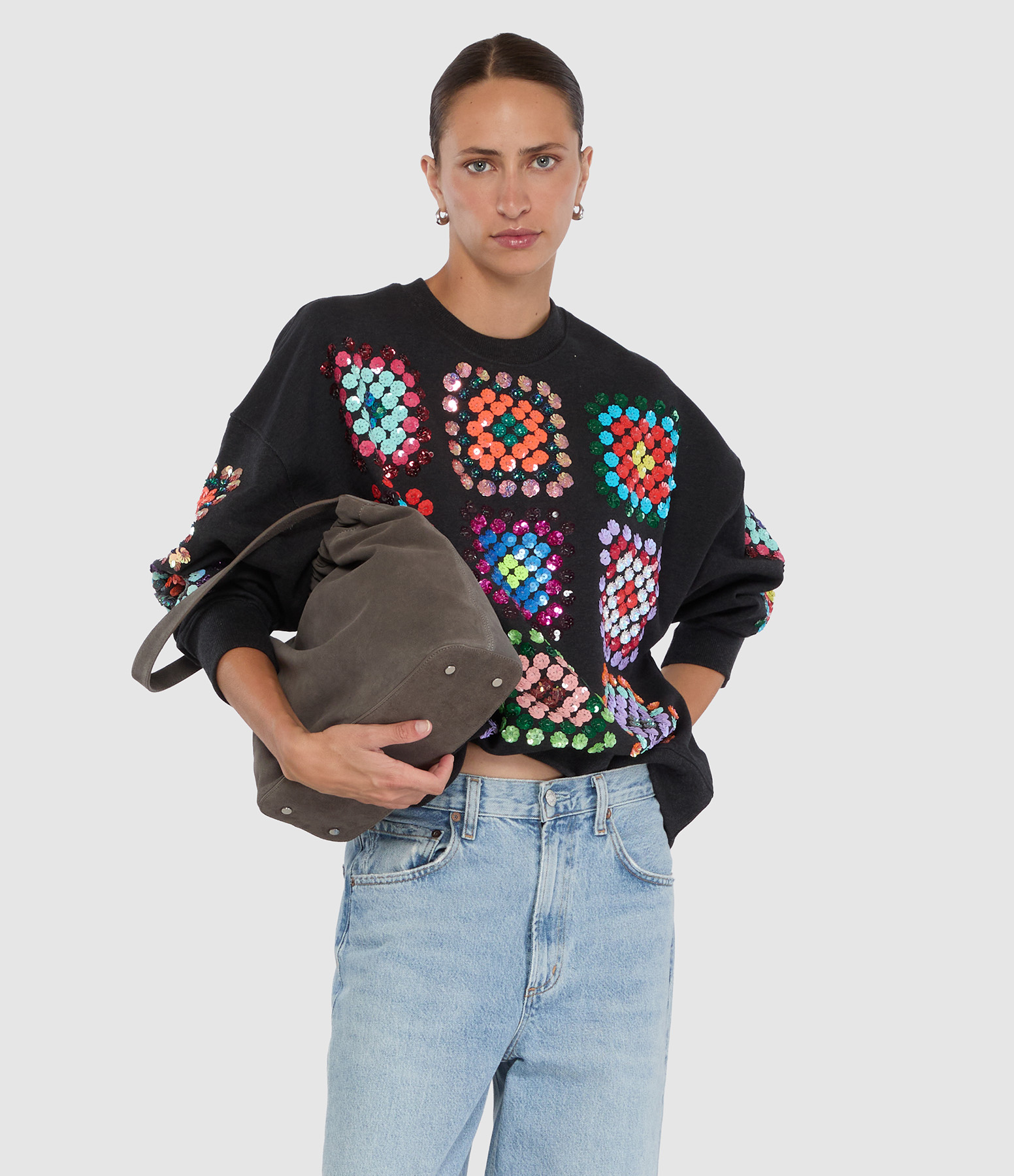 Sweatshirt Karnaval Noir Multicolore