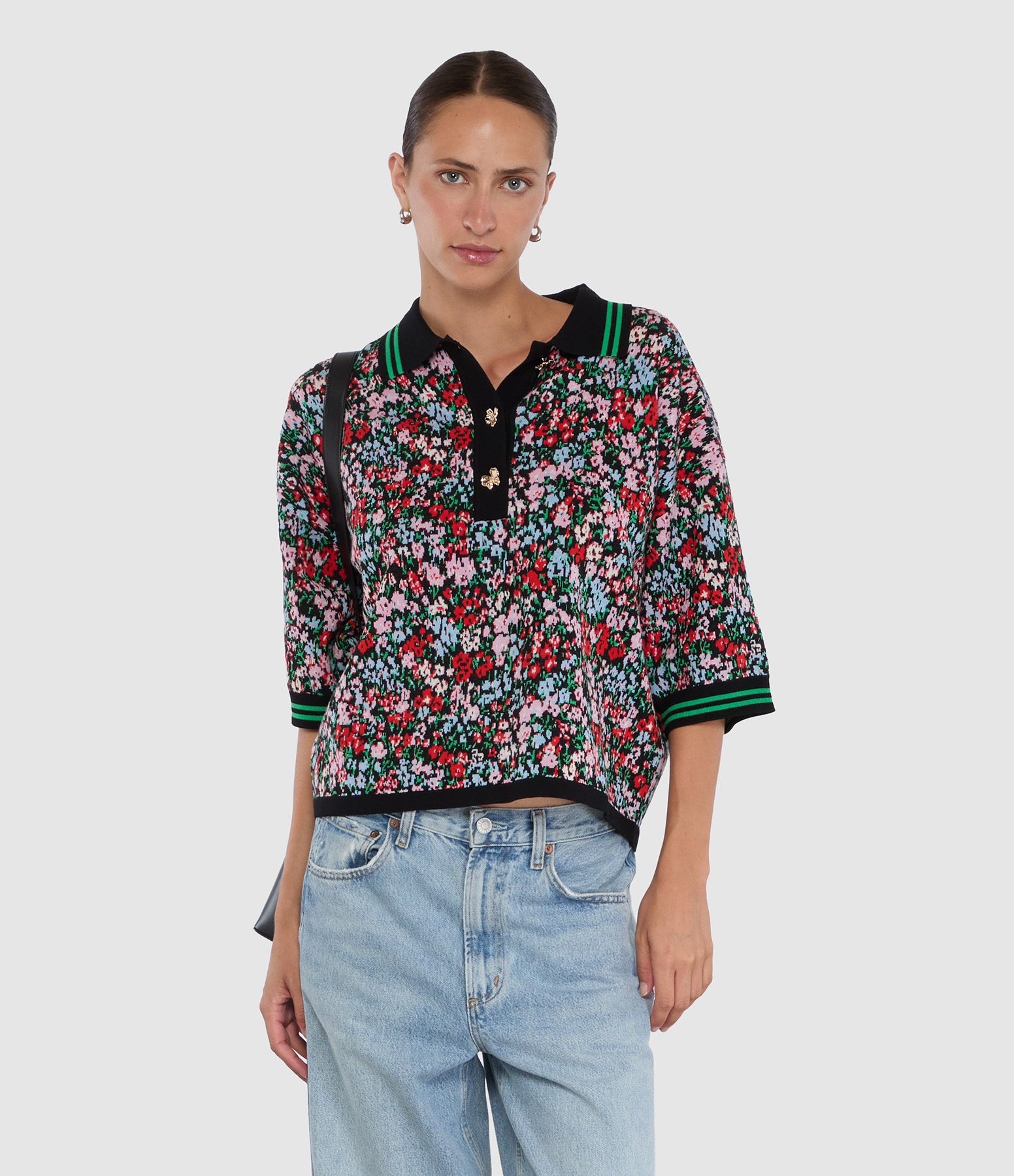 Tee Shirt Kartos Vert Multicolore