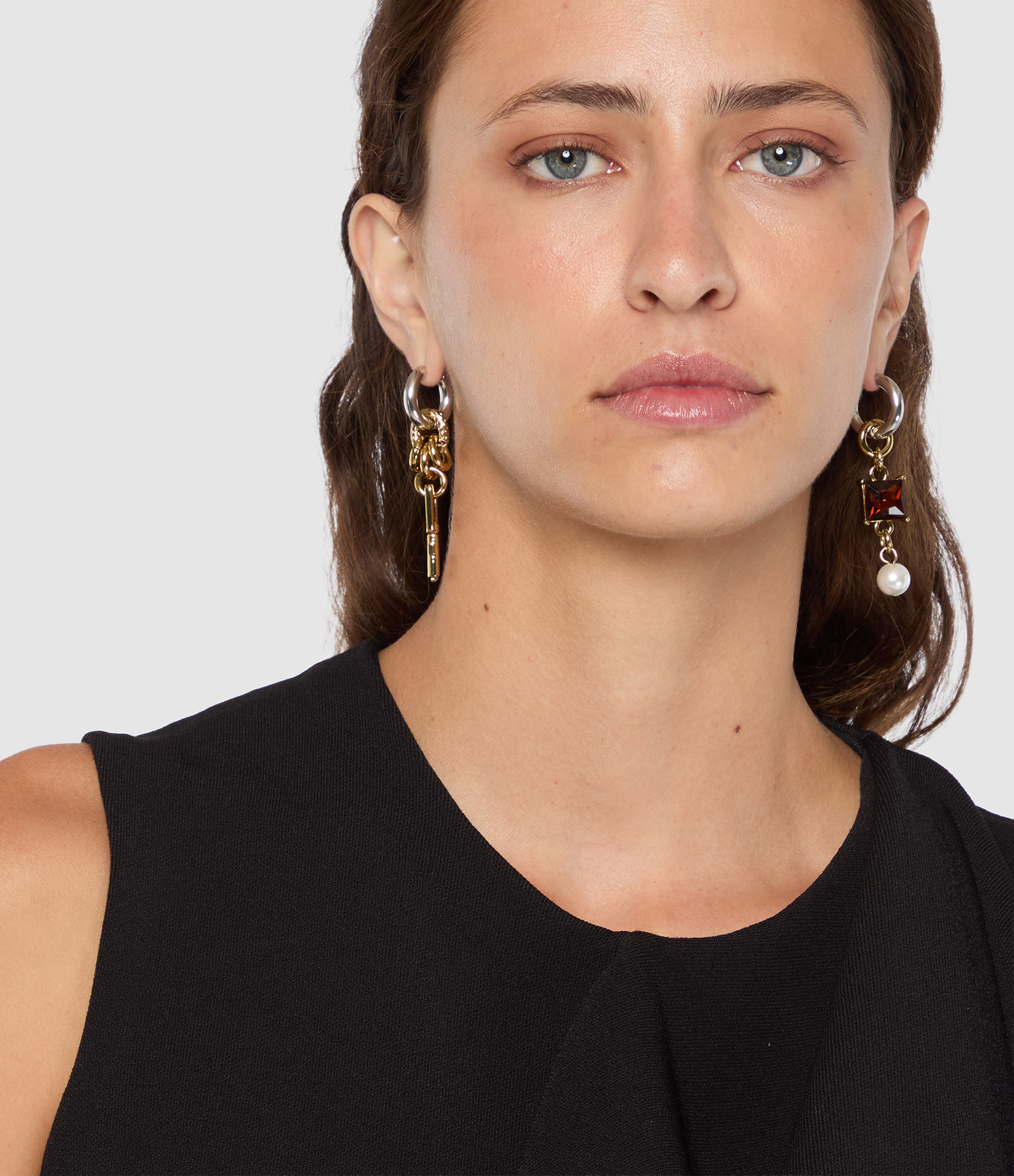 Boucles d'Oreilles Kaos Or Argent
