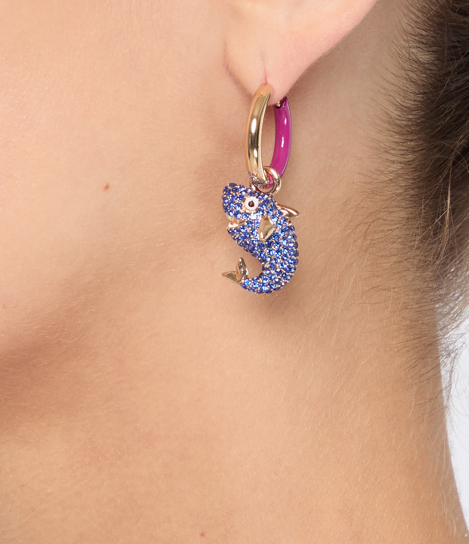Boucles d'Oreilles Kode Rose Or