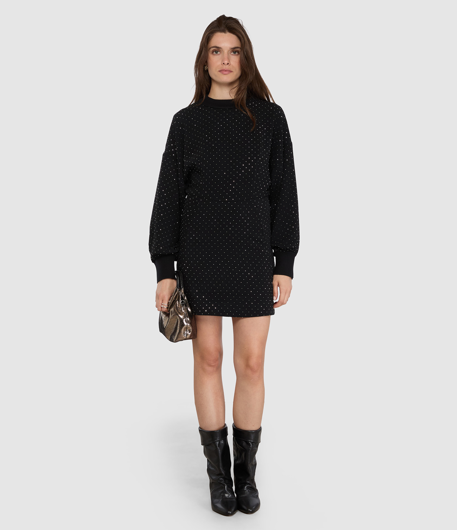 Robe Courte Kathleen Noir