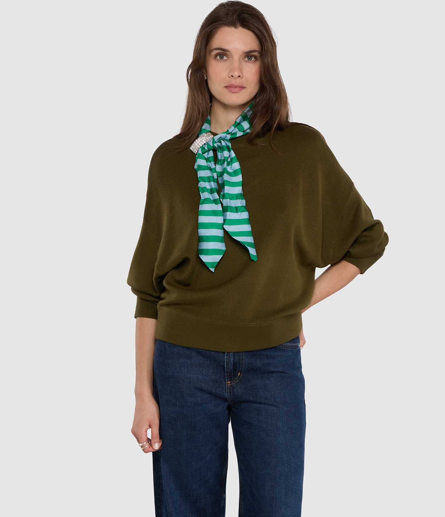 Pull Kurtis Vert Bleu