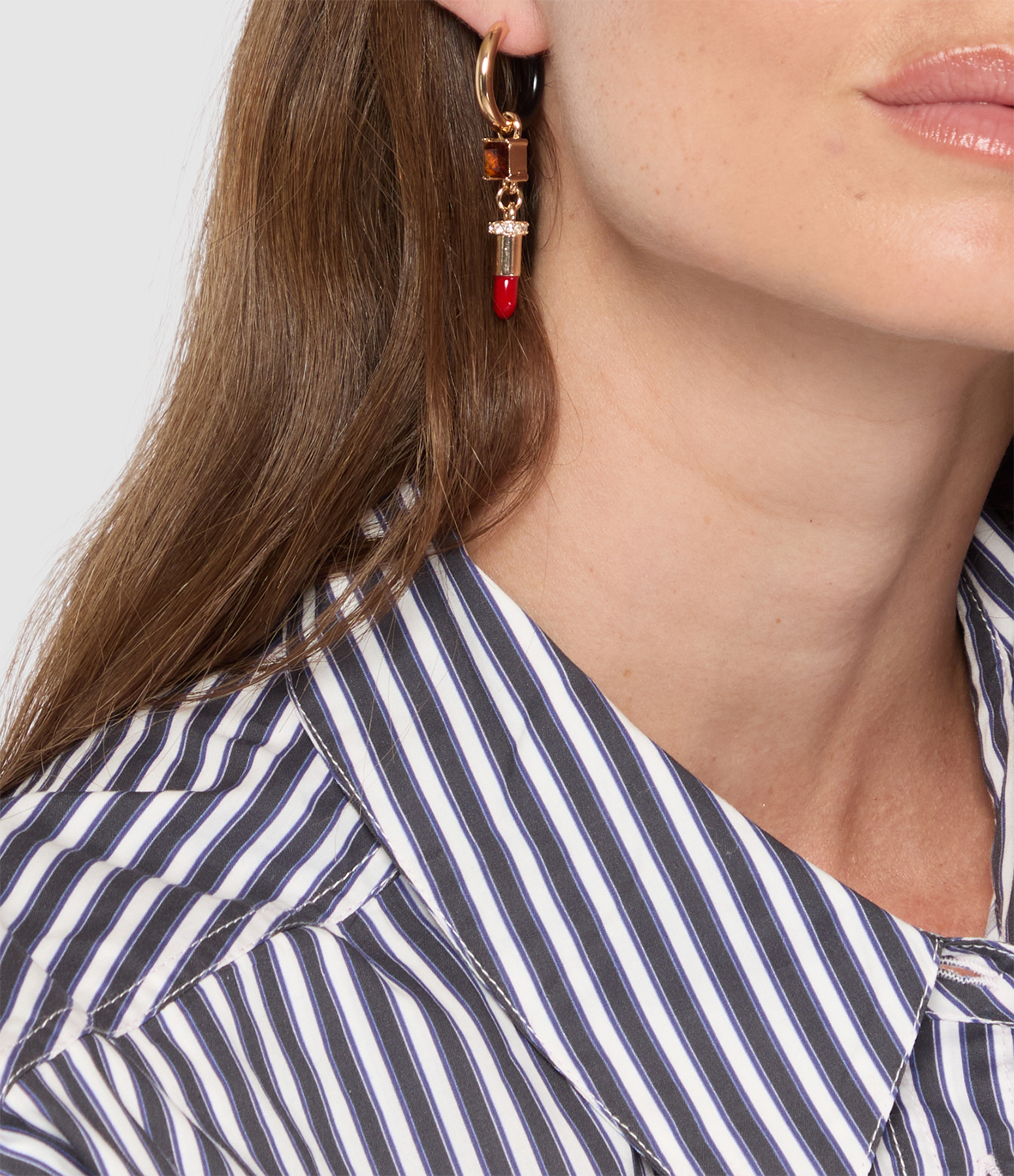 Boucles d'Oreilles Kirl Noir Or