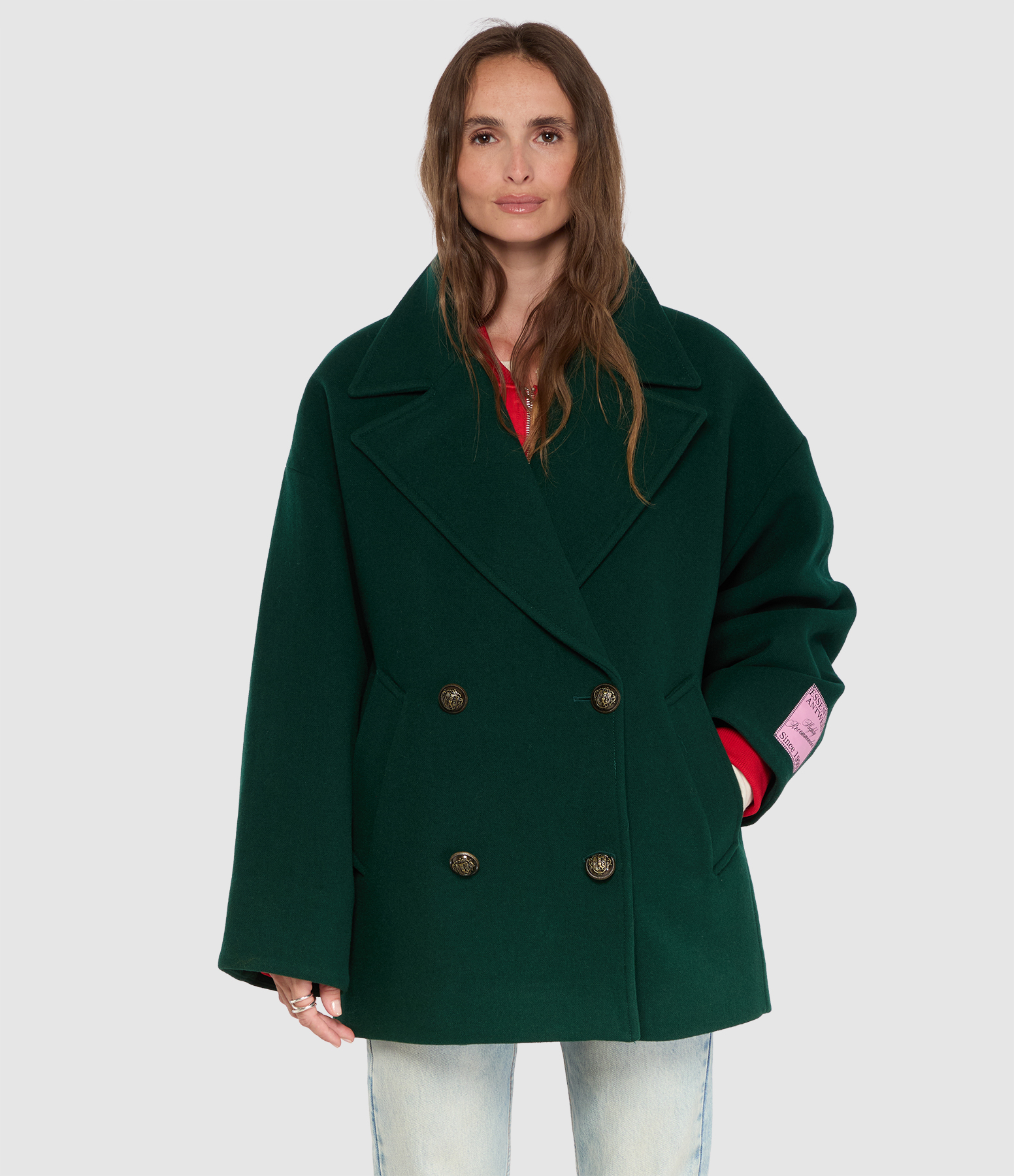 Manteau Kidney Vert Foncé