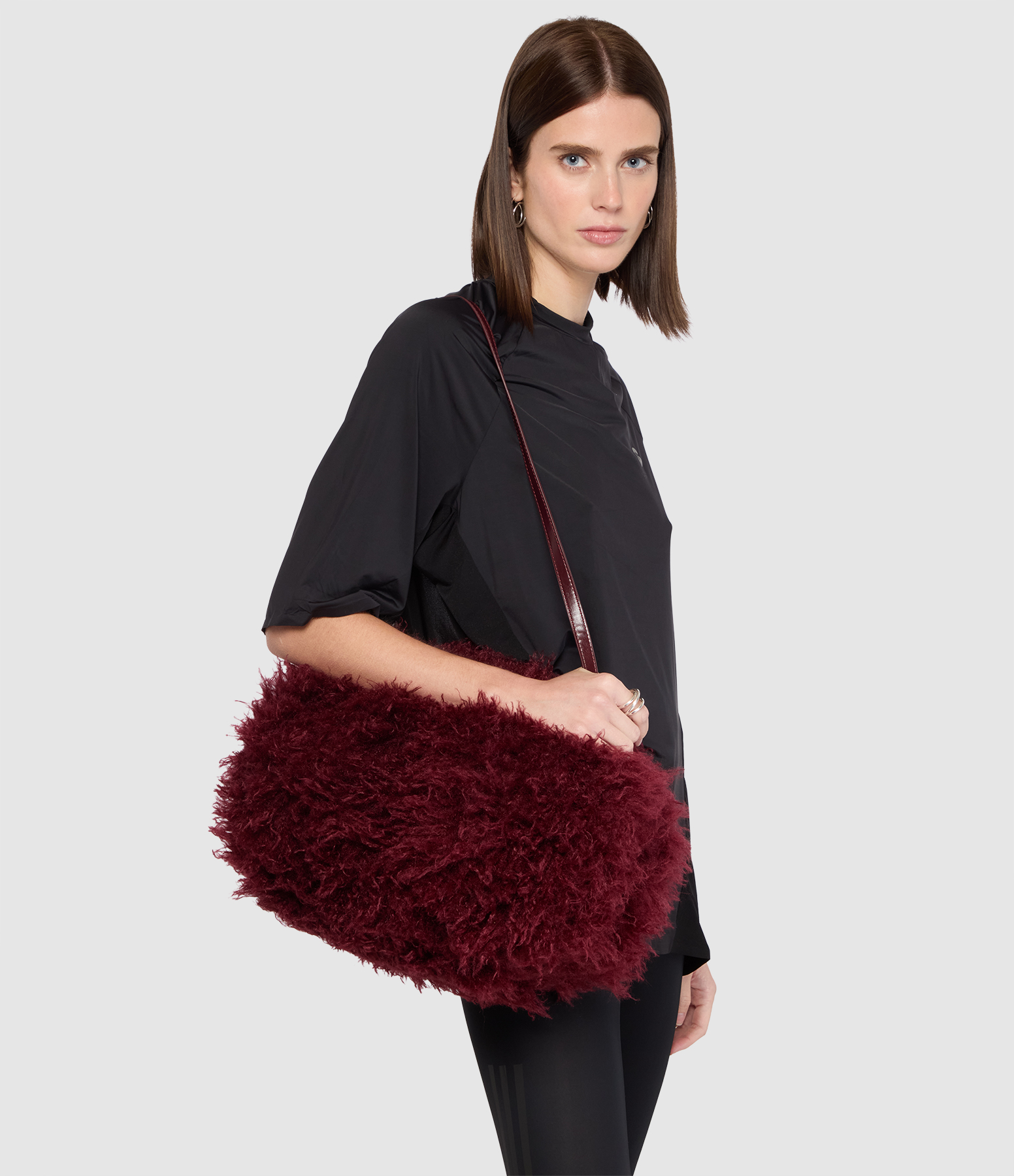 Sac Bandoulière Katerin Rouge Foncé