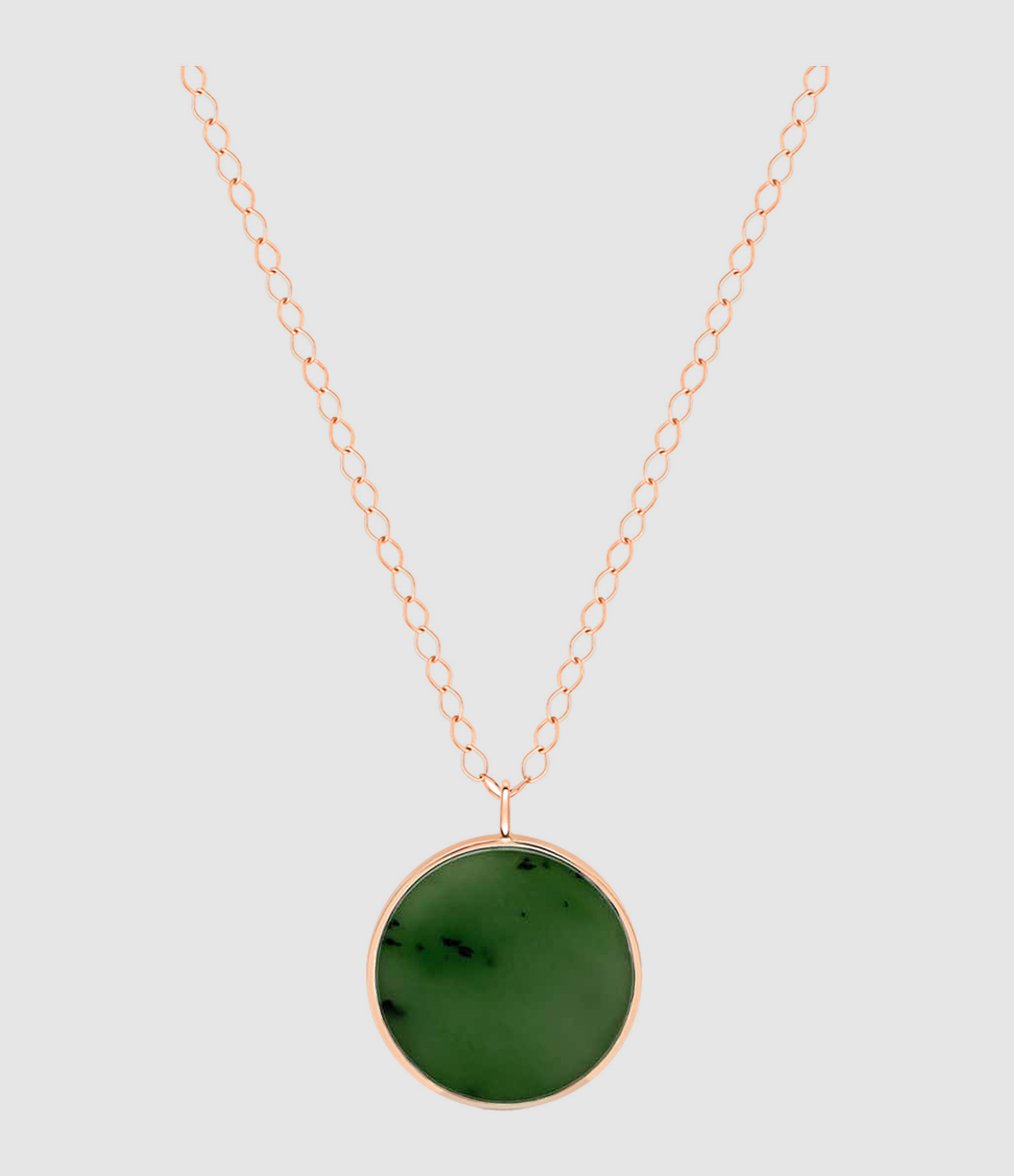 Sautoir Ever Disc Jumbo Jade Or Rose