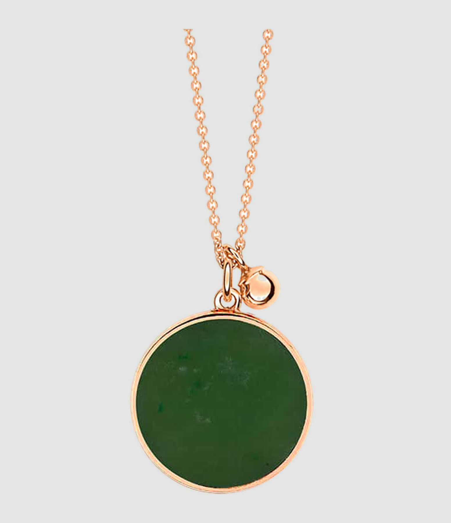 Collier Ever Disc Jade Or Rose