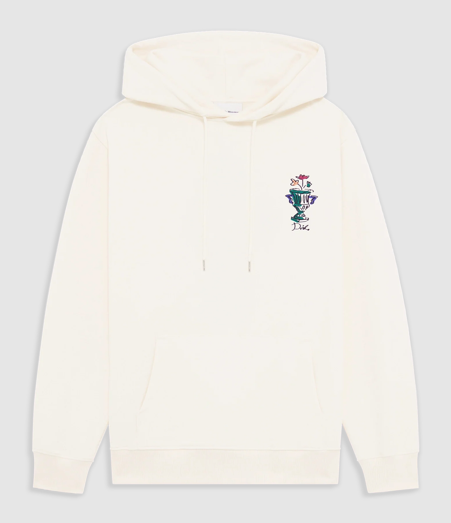 Sweatshirt Hoodie Vase Cream