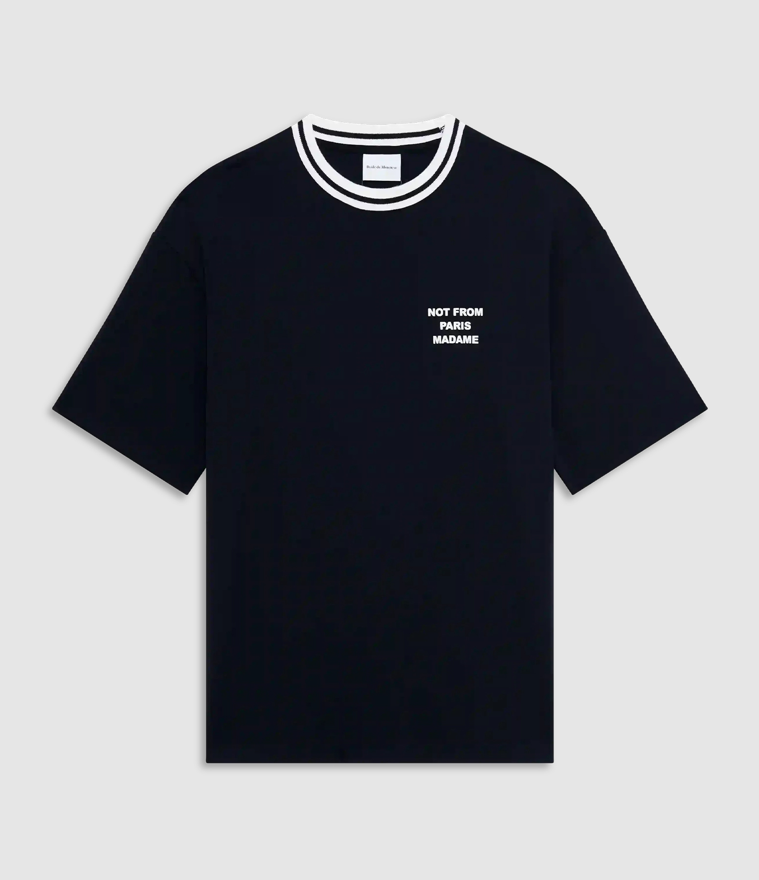 Tee-shirt Slogan Sport Black