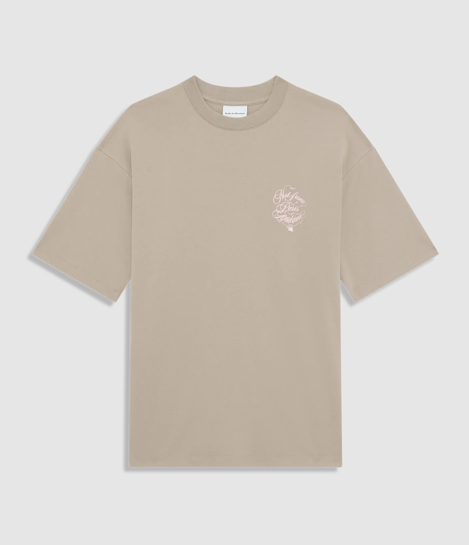 Tee-shirt Slogan Vignes Beige