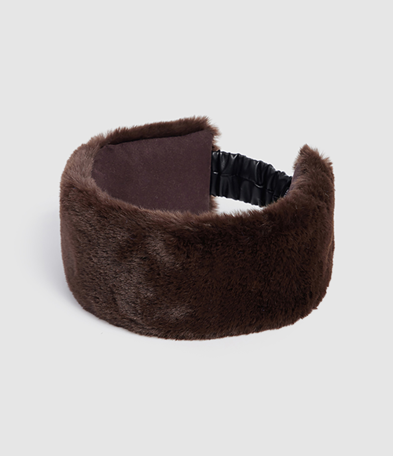 Bandeau Eleni Fausse Fourrure Espresso