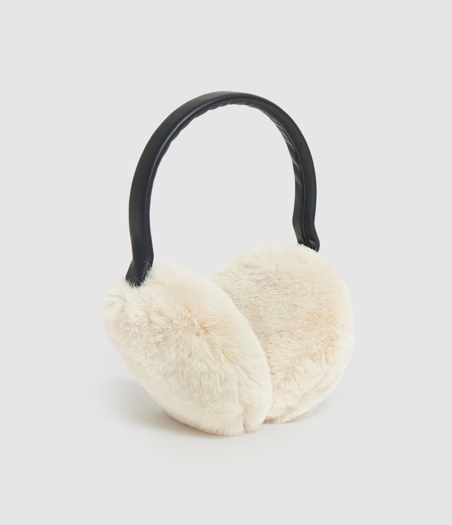 Cache-Oreilles Esme Fausse Fourrure Latte