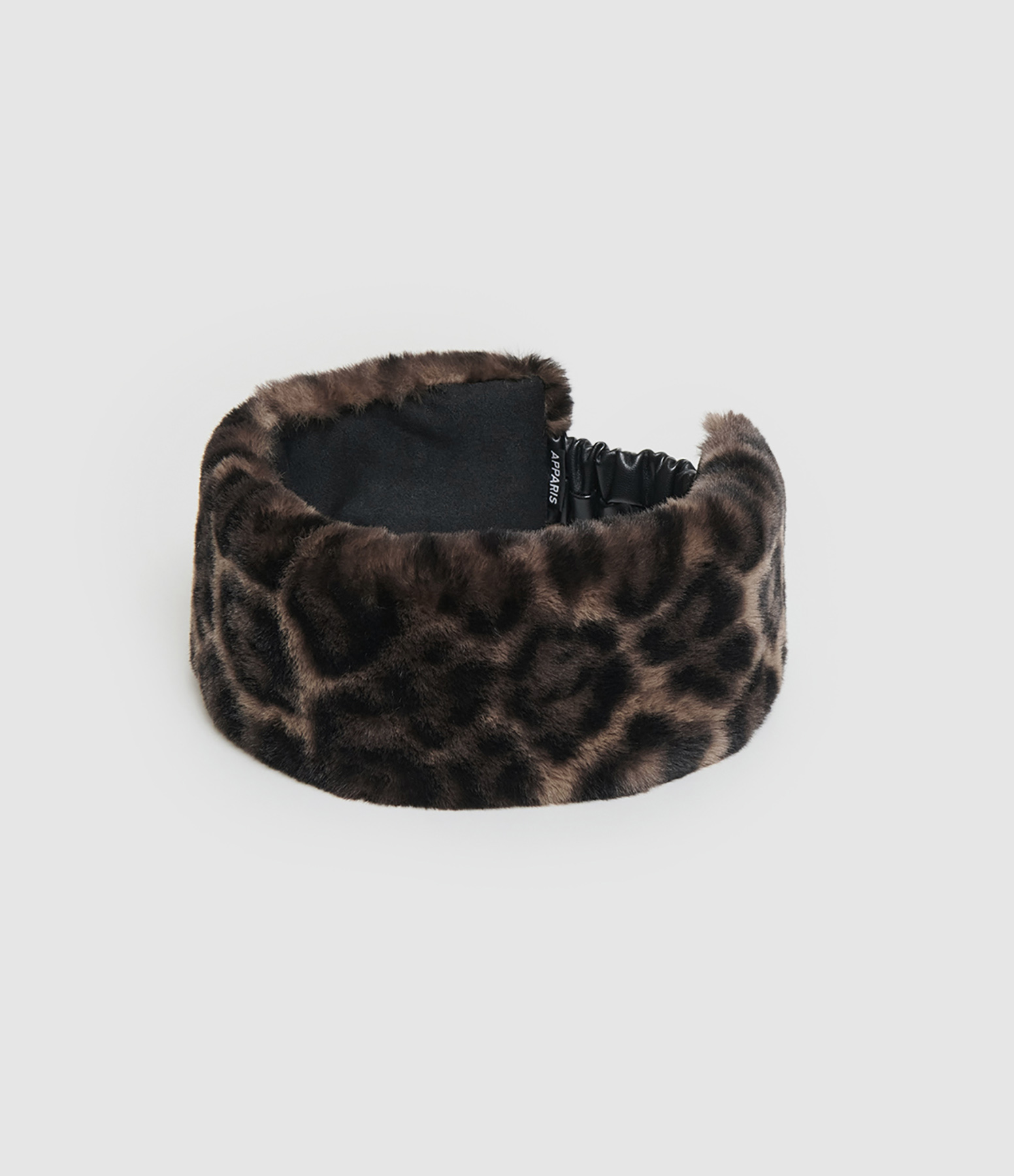 Bandeau Eleni Fausse Fourrure Dark Léopard