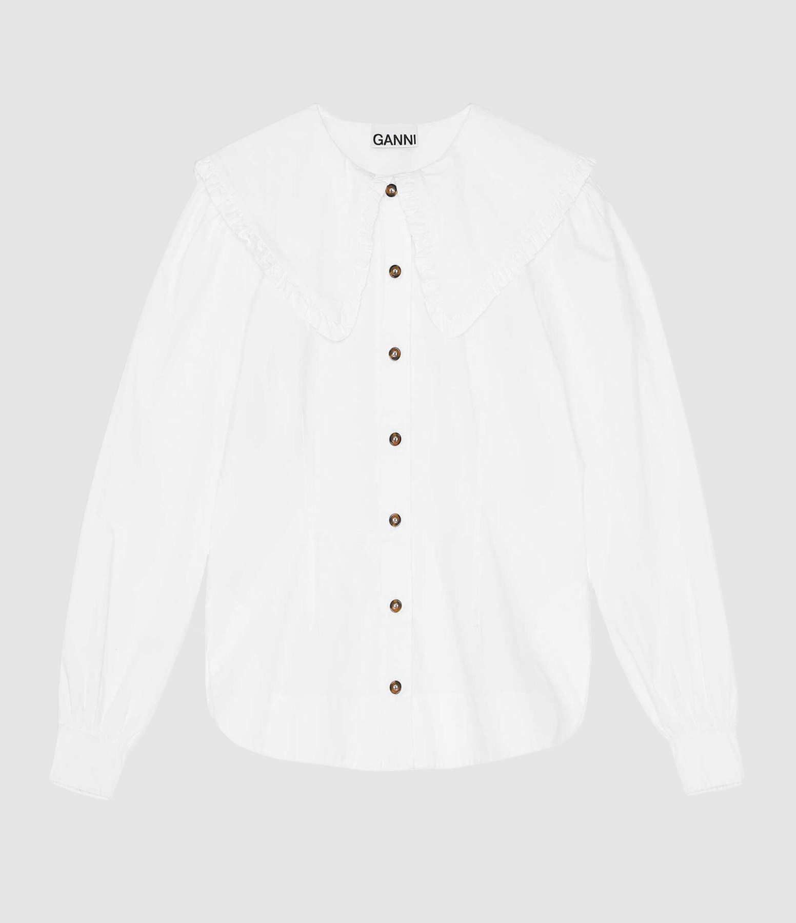 Chemise Coton Popeline Blanc