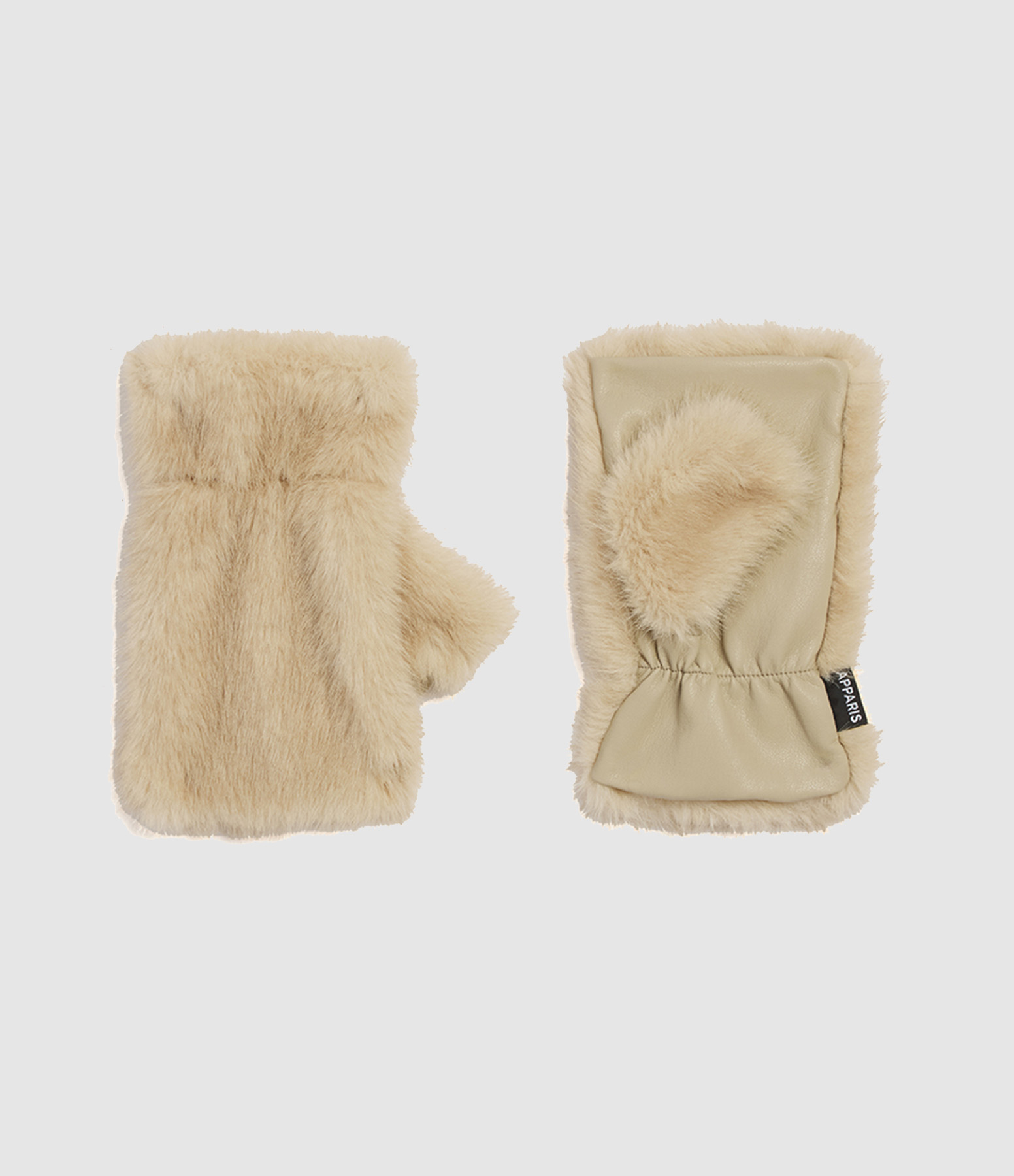Mitaines Harper Fingerless Beige Latte