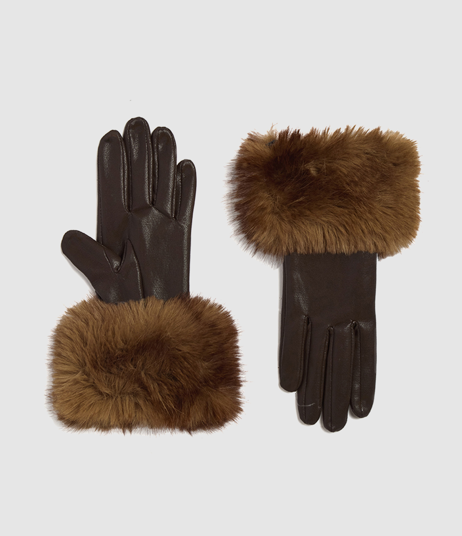 Gants Betty Brown Mink
