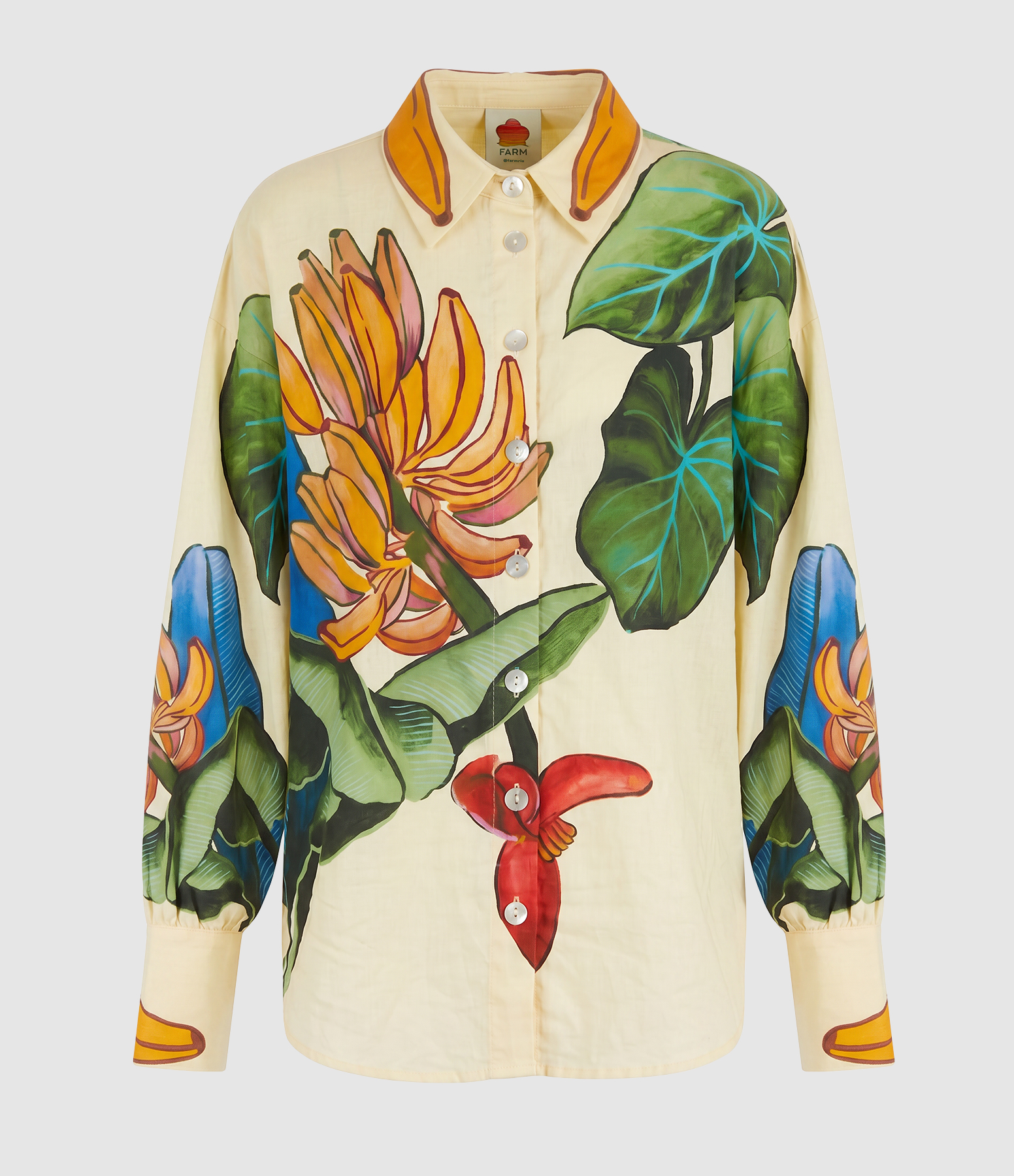 Chemise Banana Grapes Yellow
