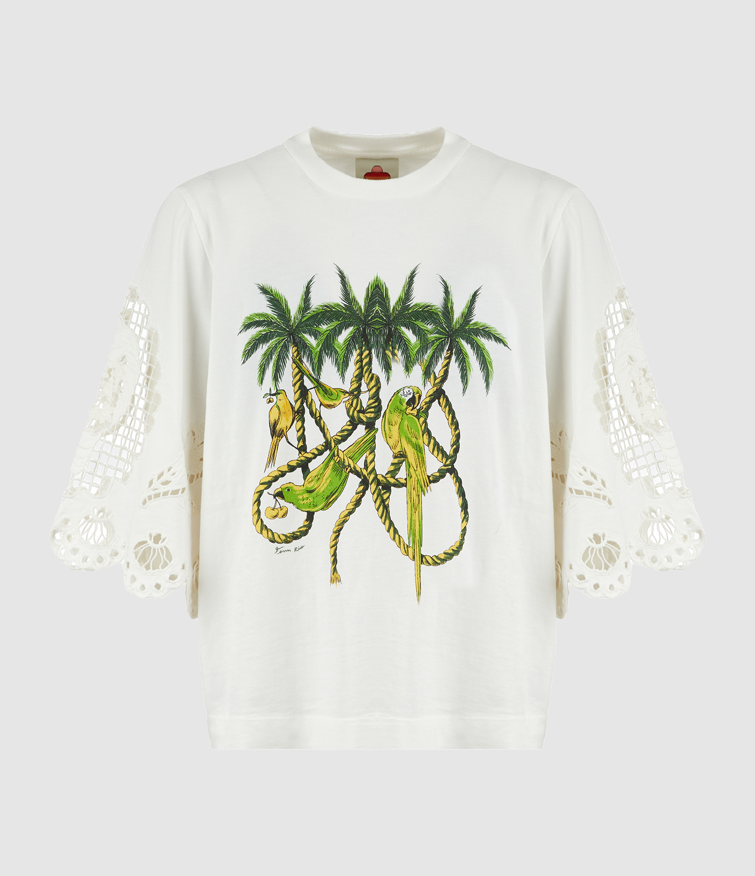 Blouse Ropes And Birds Richelieu Blouse