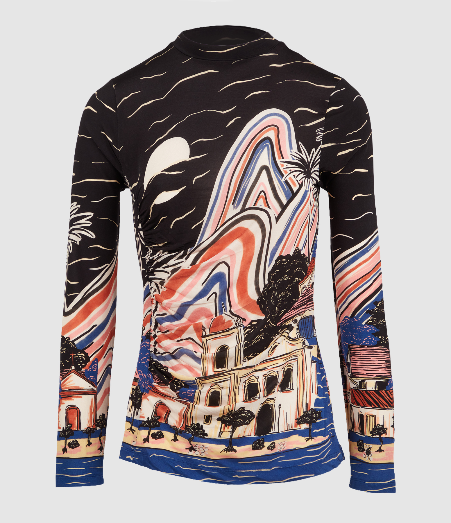Top Paraty Landscape Multicolor