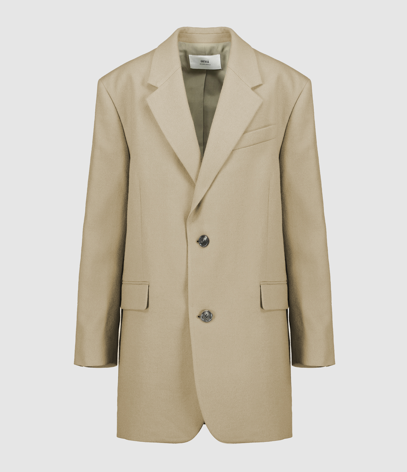 Veste Boutons Taupe