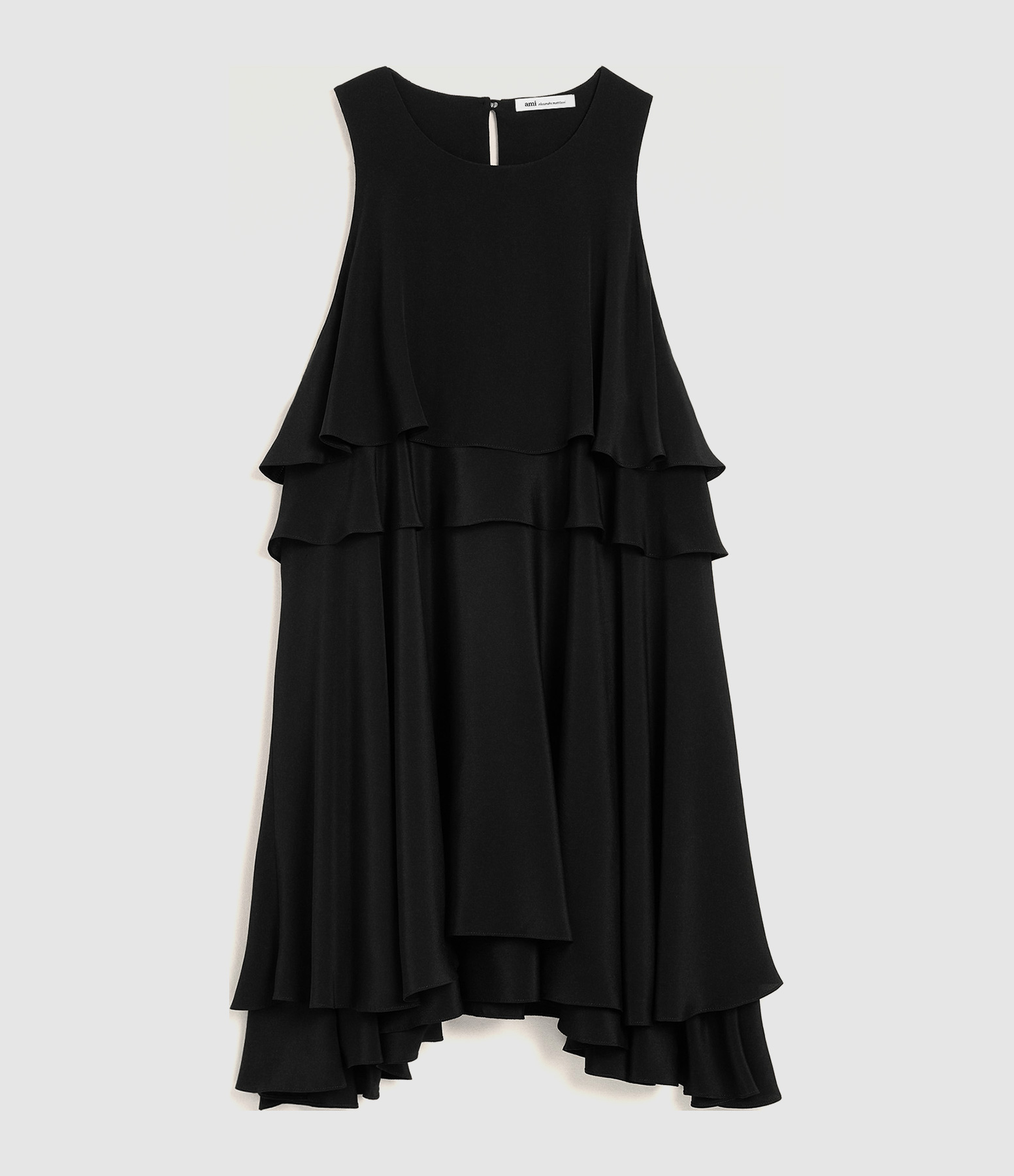 Robe Mini Ruffles Noir