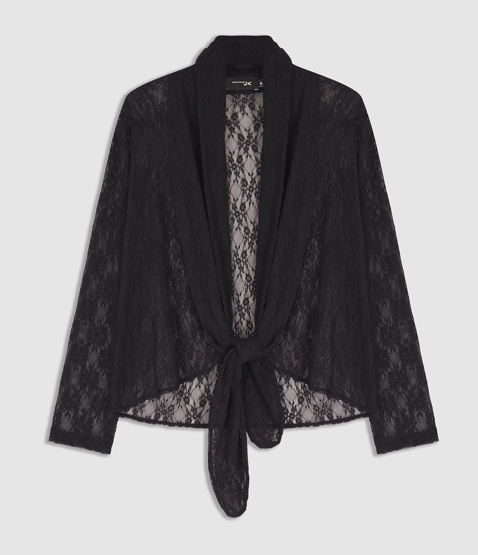 Top Filla Nœud Dentelle Noir