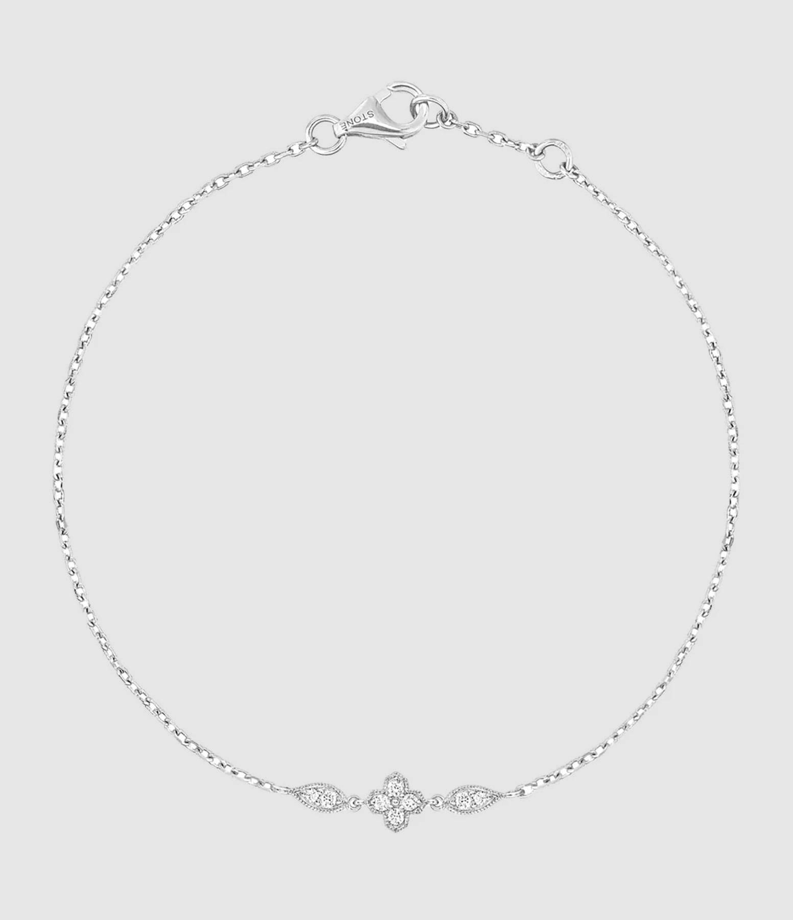 Bracelet Fleurs du Mal Or Blanc