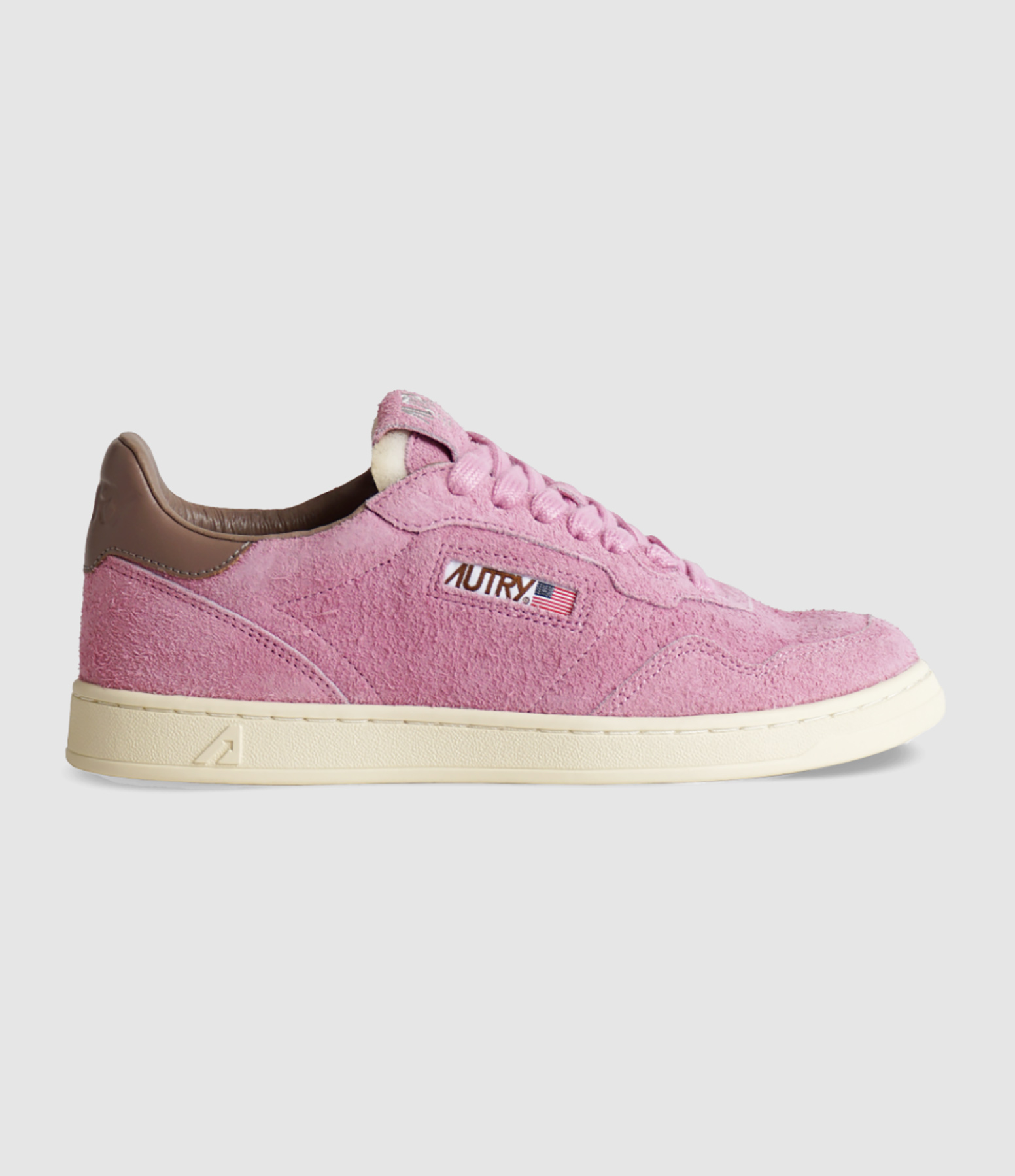 Baskets Medalist Flat Suédé Rose, Capsule Flash
