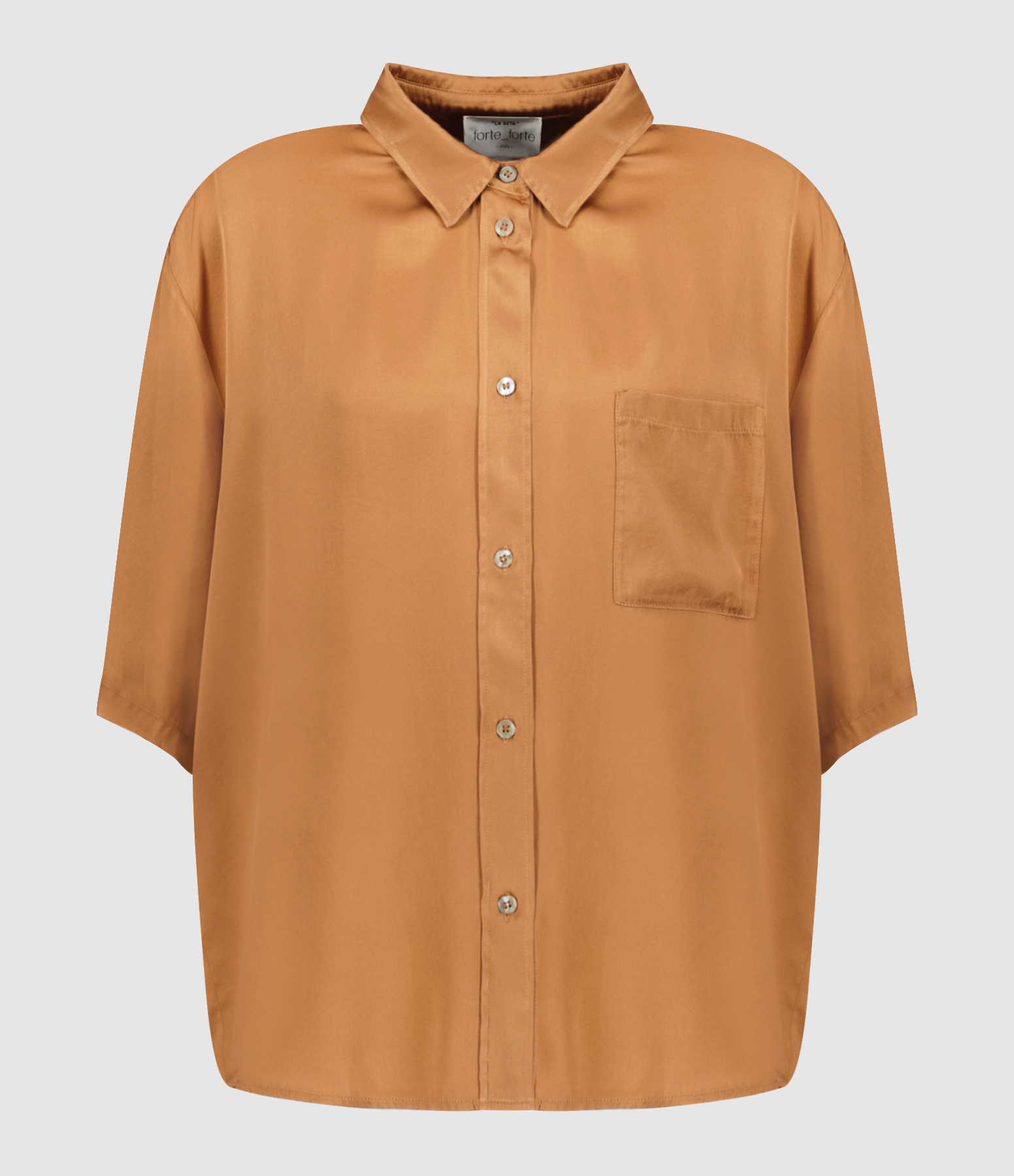 Chemise Soie Sunset Orange