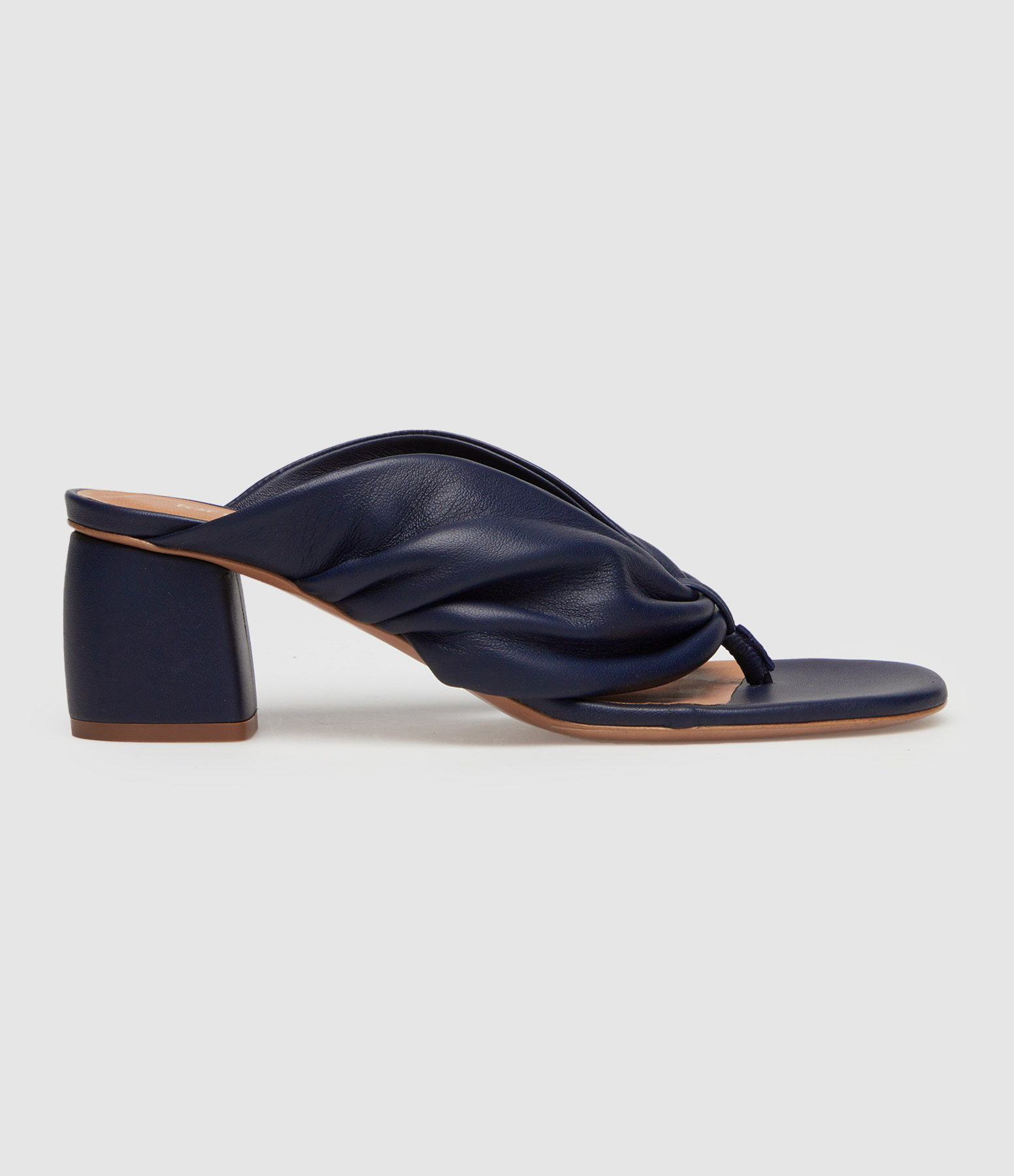 Sandales à Talons Bleu Nuit