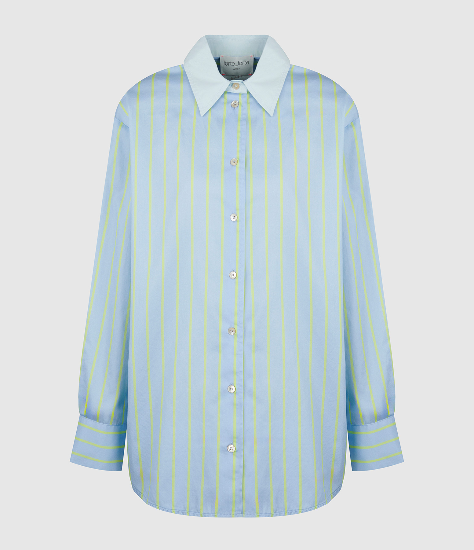 Chemise Chic Satin Stripe Nuage