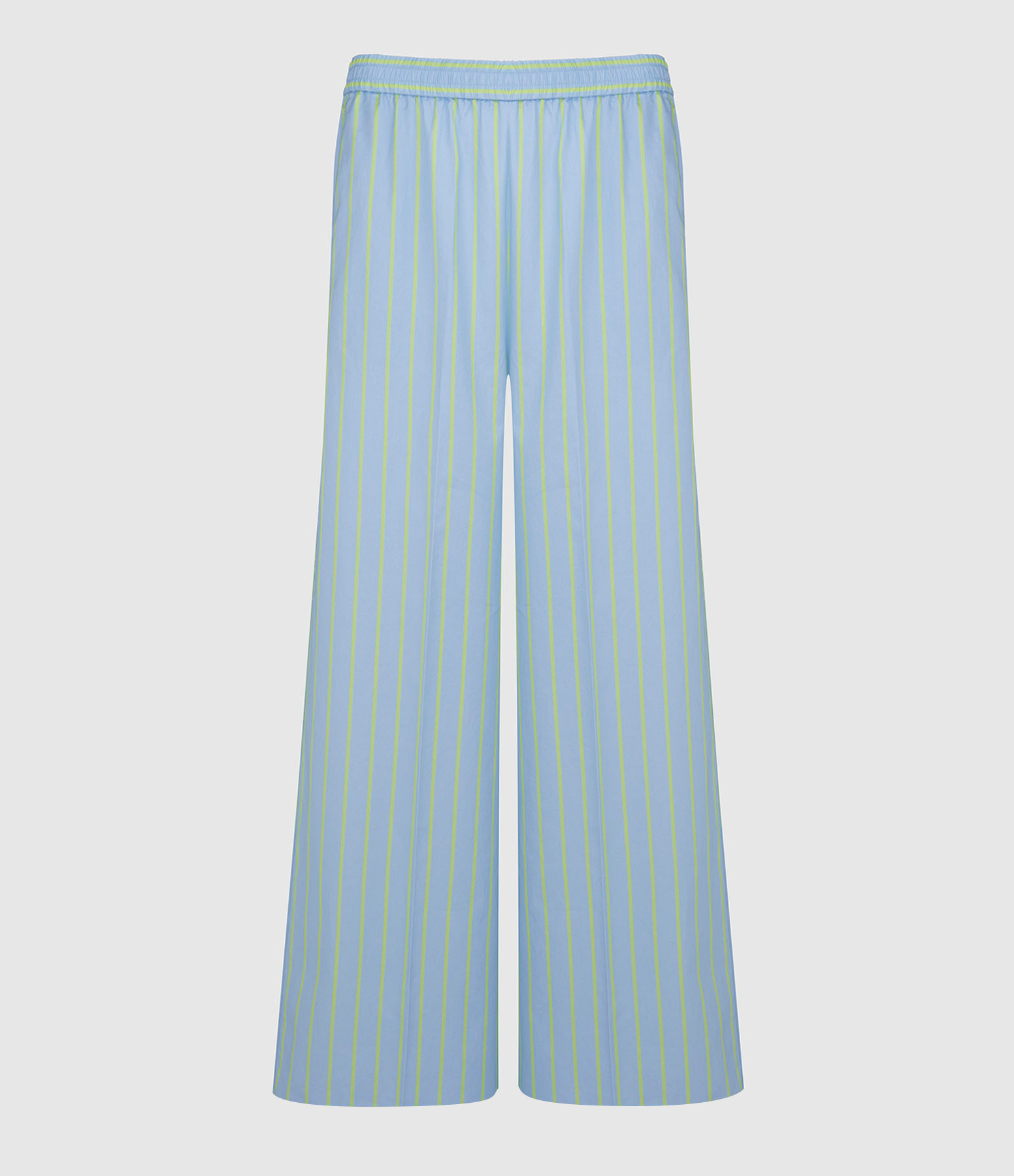 Pantalon Chic Satin Stripe Wide Nuage