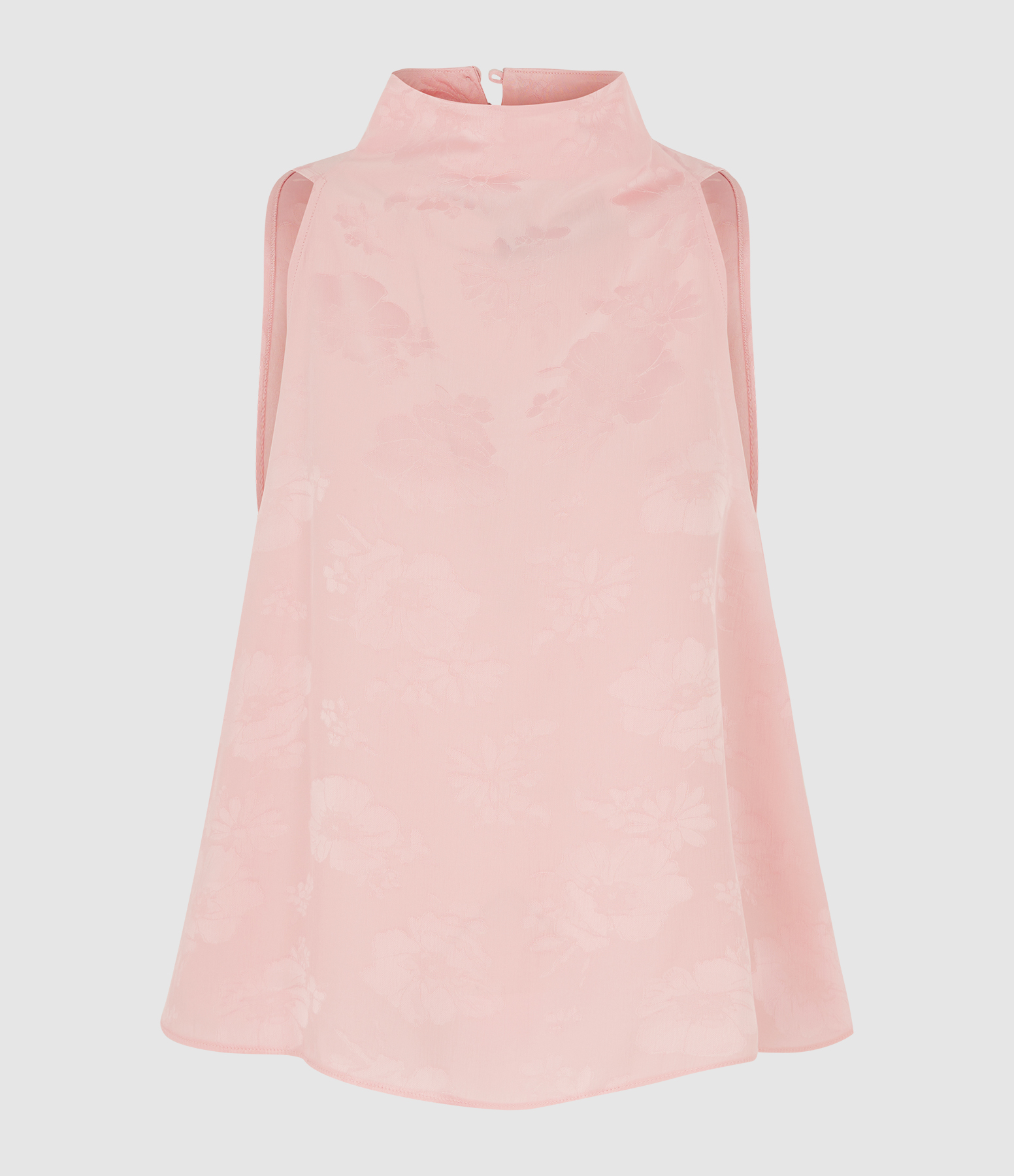 Top Fluid Bouquet Jacquard Peonia