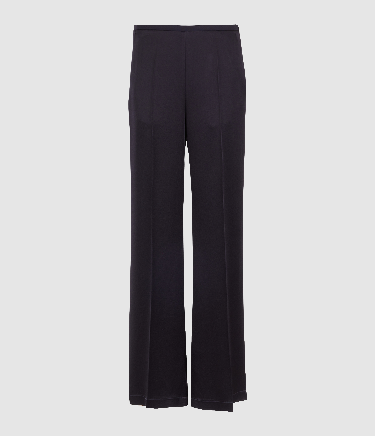 Pantalon Shining Envers Satin High Waist Notte