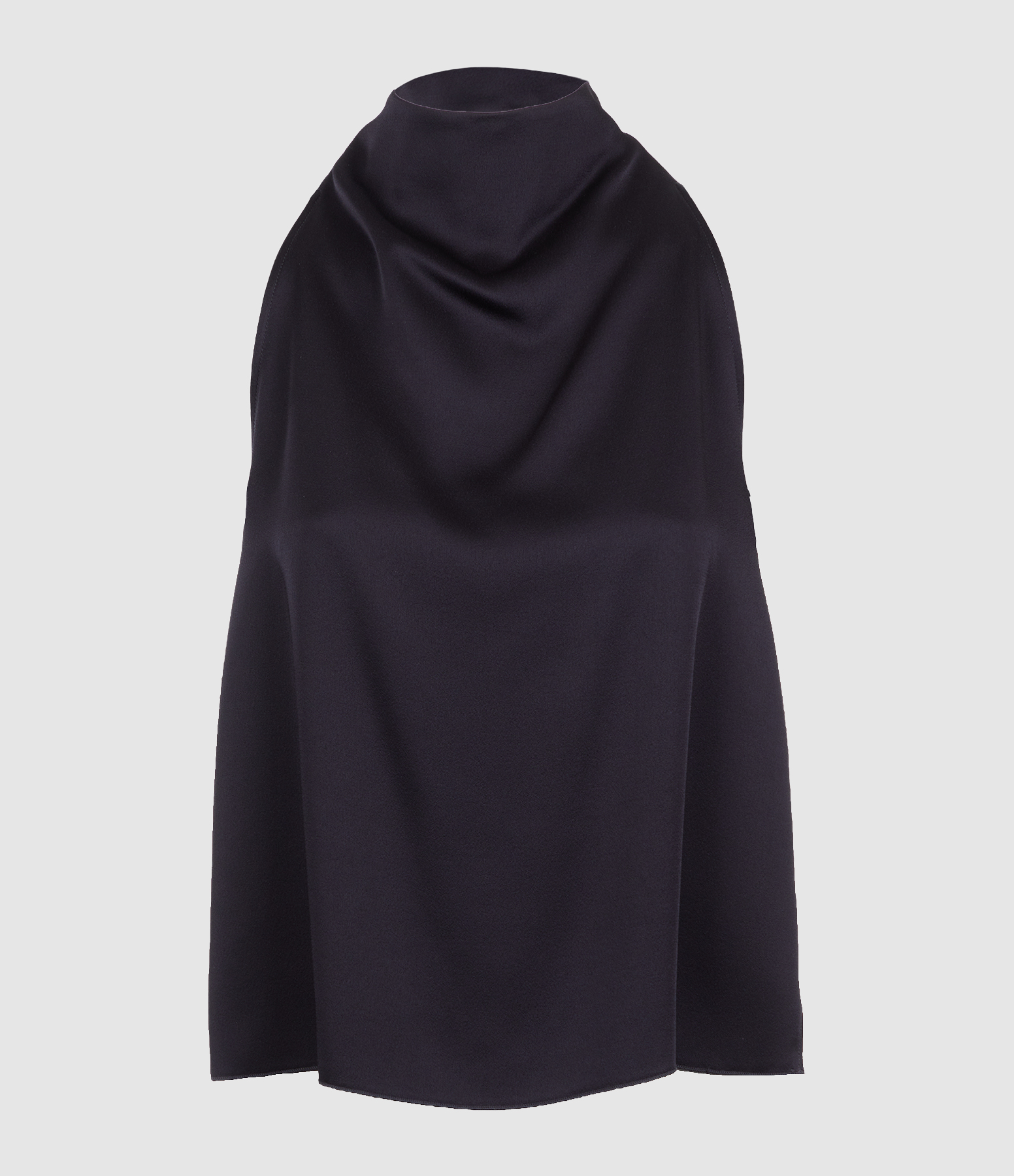 Top Envers Satin Turtleneck Notte