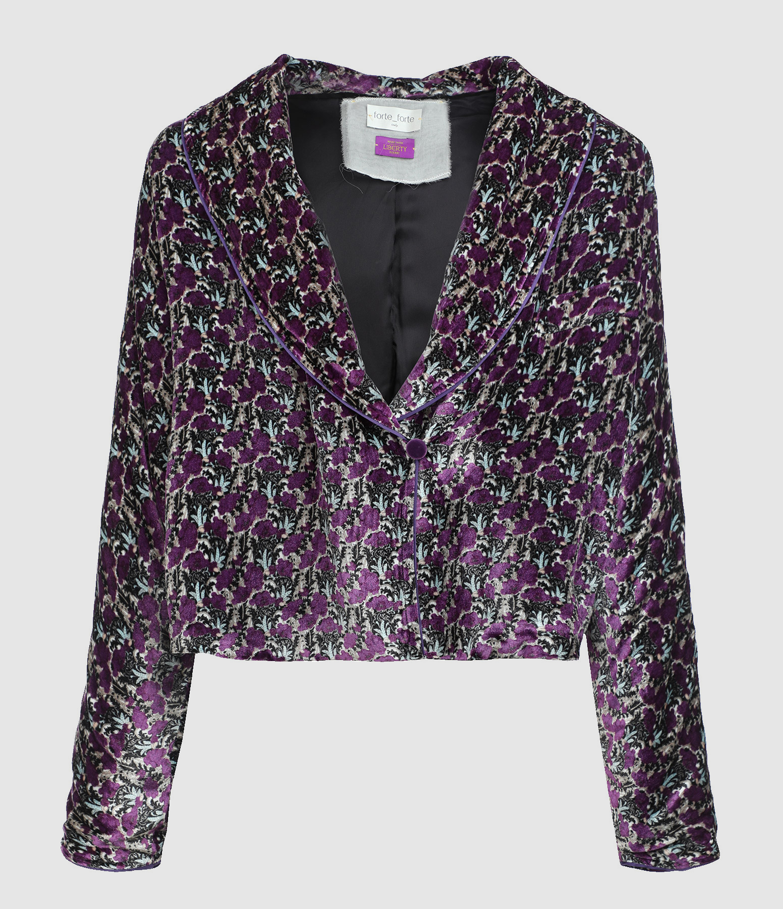 Veste Liberty Velours Imprimé Nuit