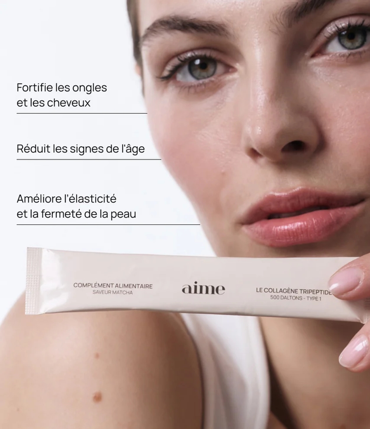 Collagène Tripeptides Saveur Matcha (30 Sticks)